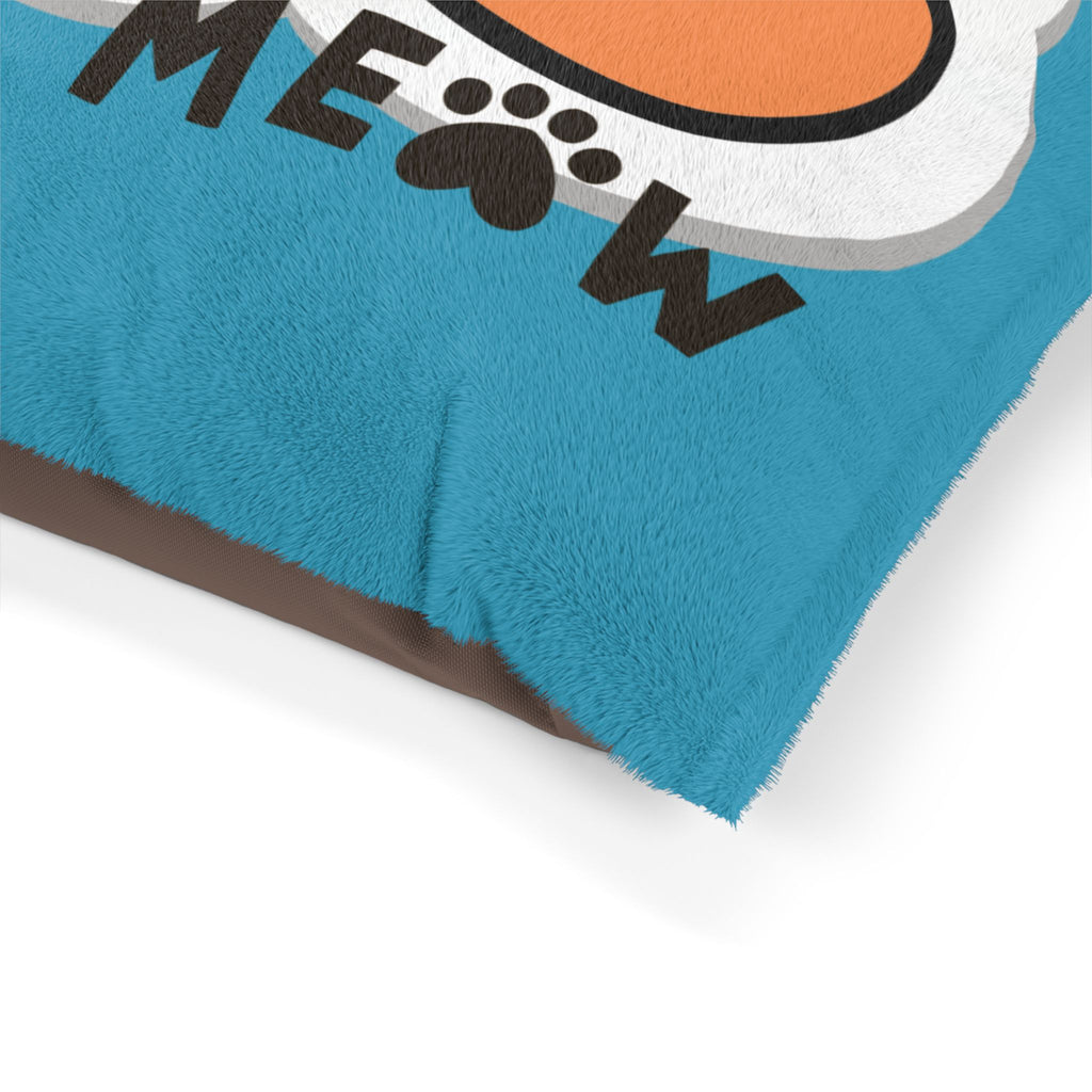 Boss Meow Pet Bed (Blue) - Fun and Cozy Space for Your Furry Leader