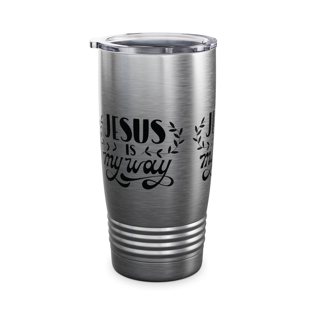 Jesus is My Way Ringneck Tumbler - 20oz Inspirational Travel Mug
