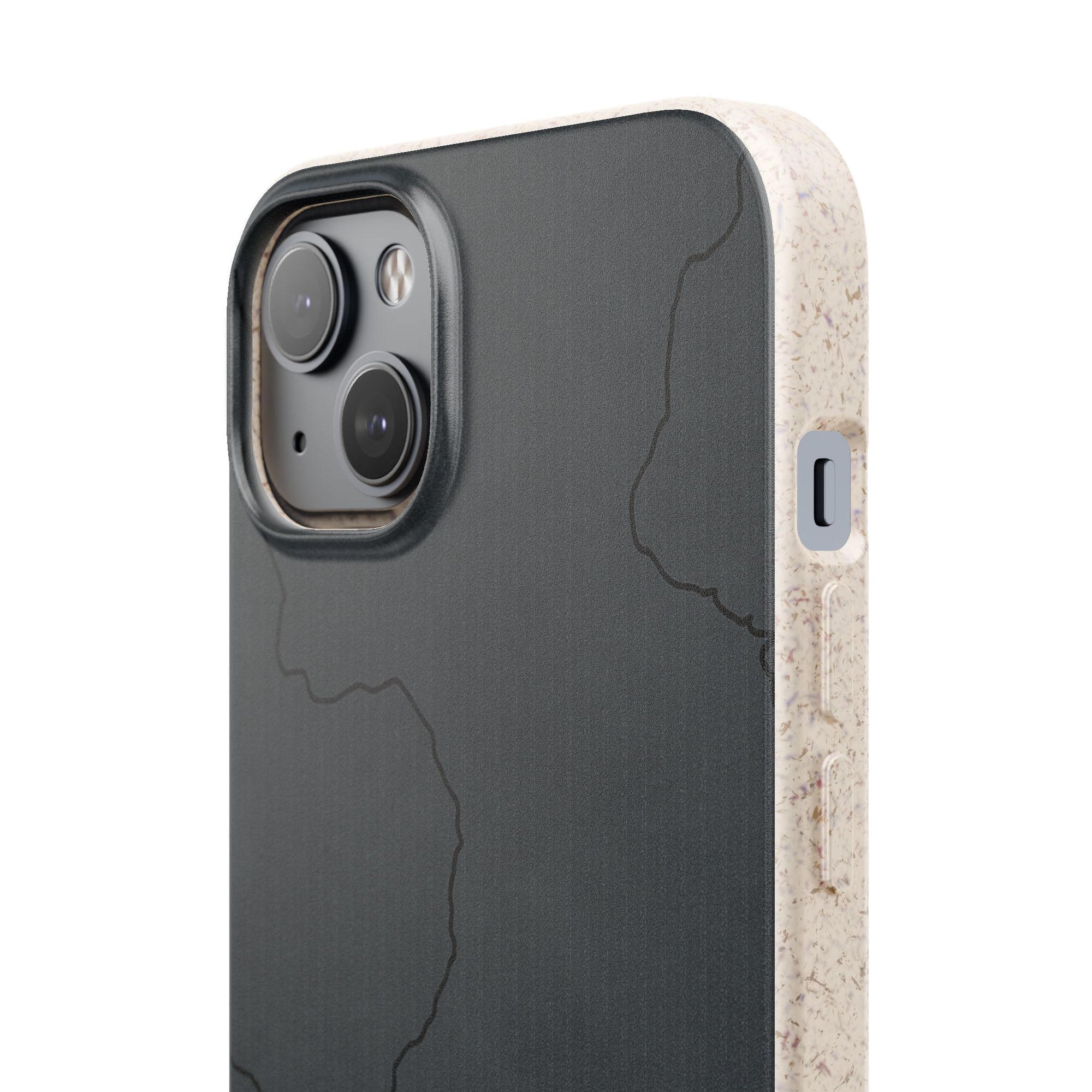 Airplane Map Biodegradable Phone Case, Eco-Friendly Phone Cover, Travel Gift, Sustainable Accessory, Nature Lover Gift