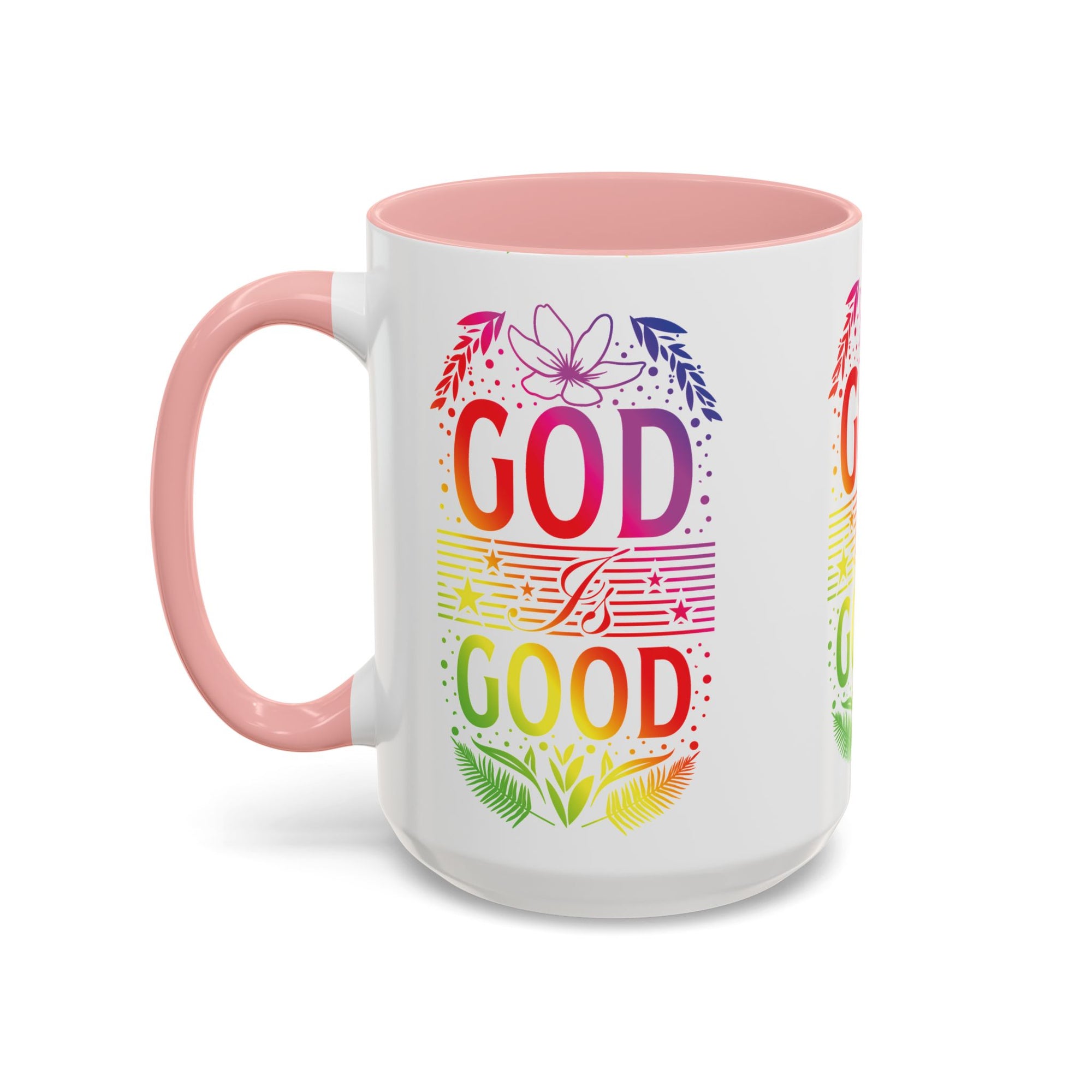 God is Good Accent Coffee Mug - Inspirational Design