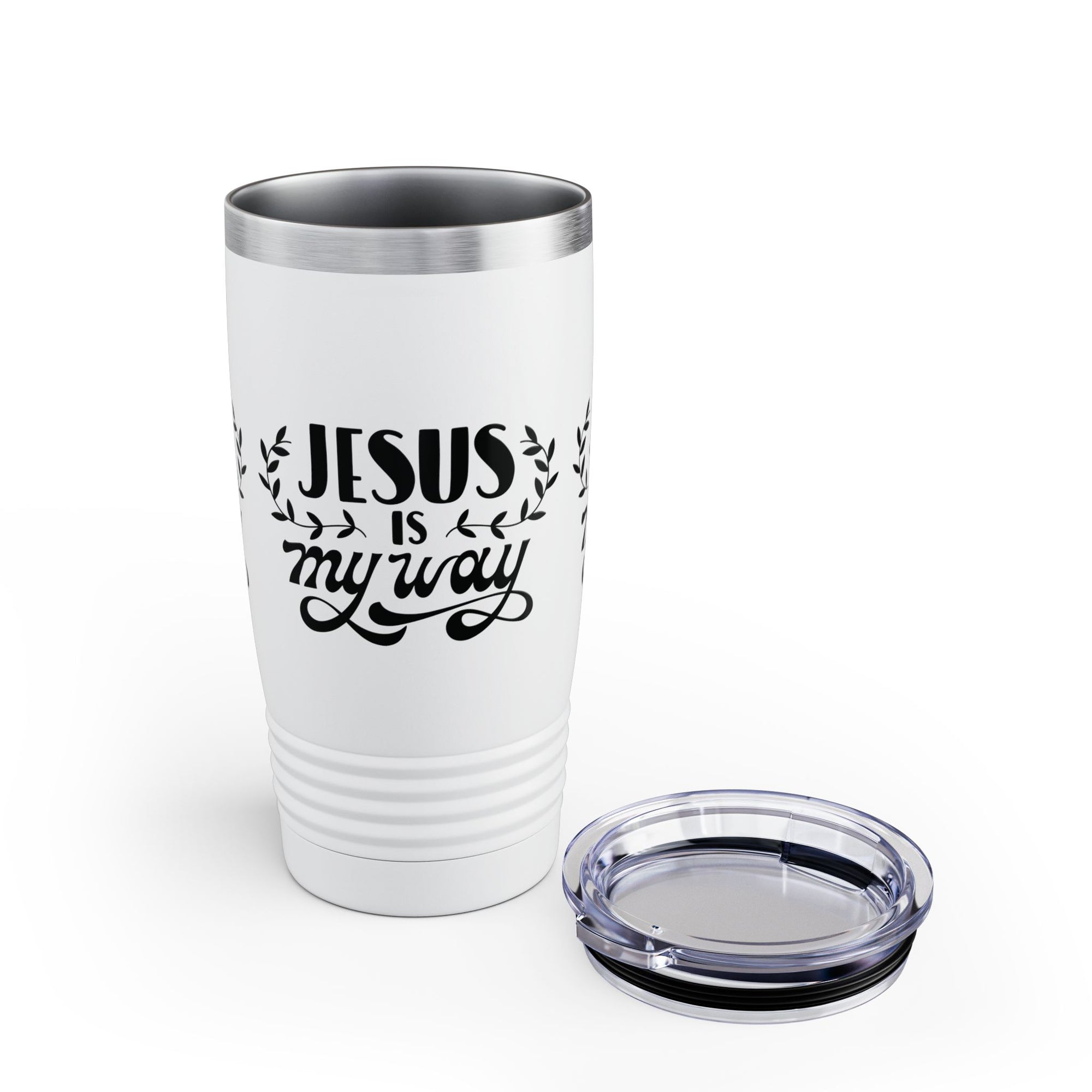 Jesus is My Way Ringneck Tumbler - 20oz Inspirational Travel Mug