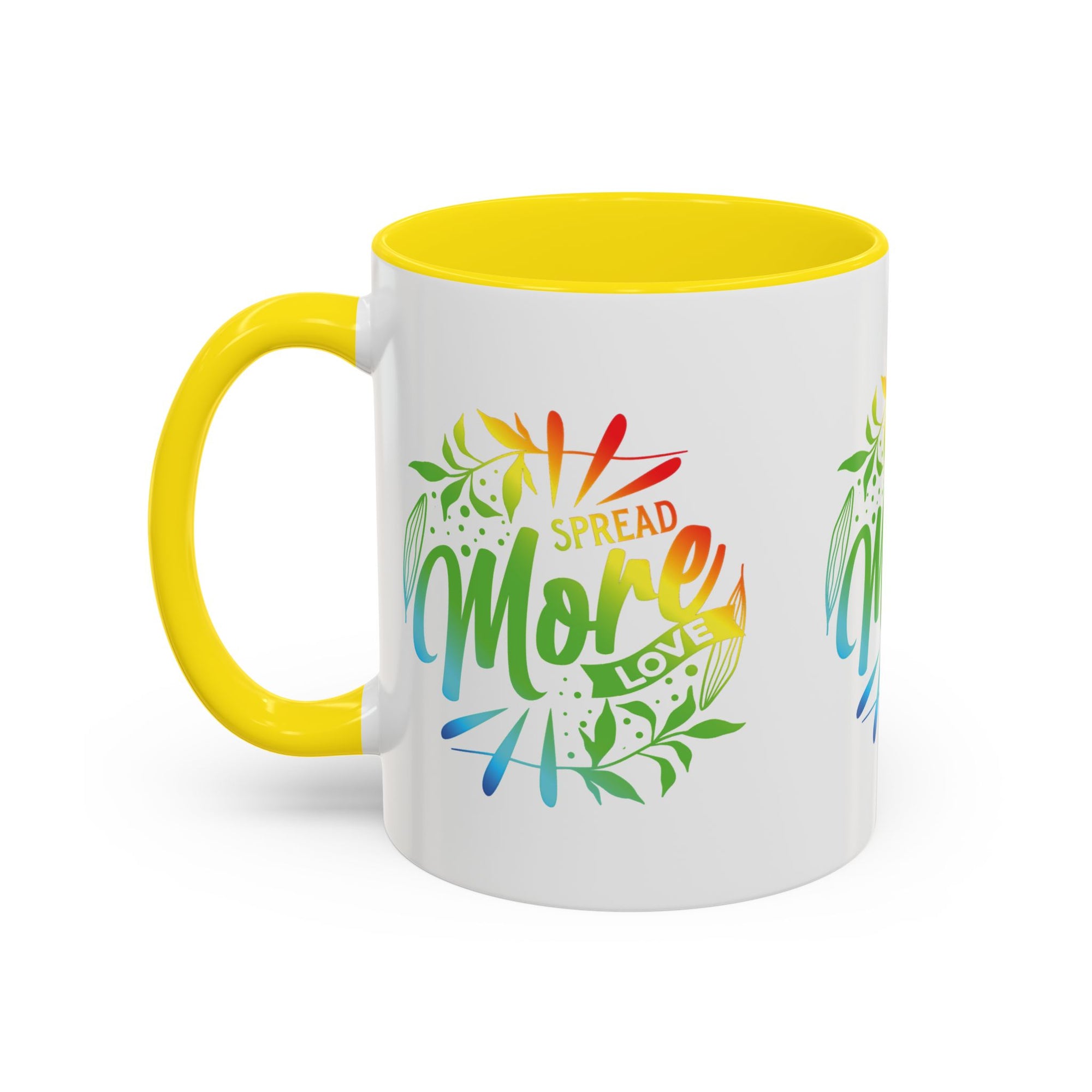 Spread more Love Accent Coffee Mug - Inspirational Design