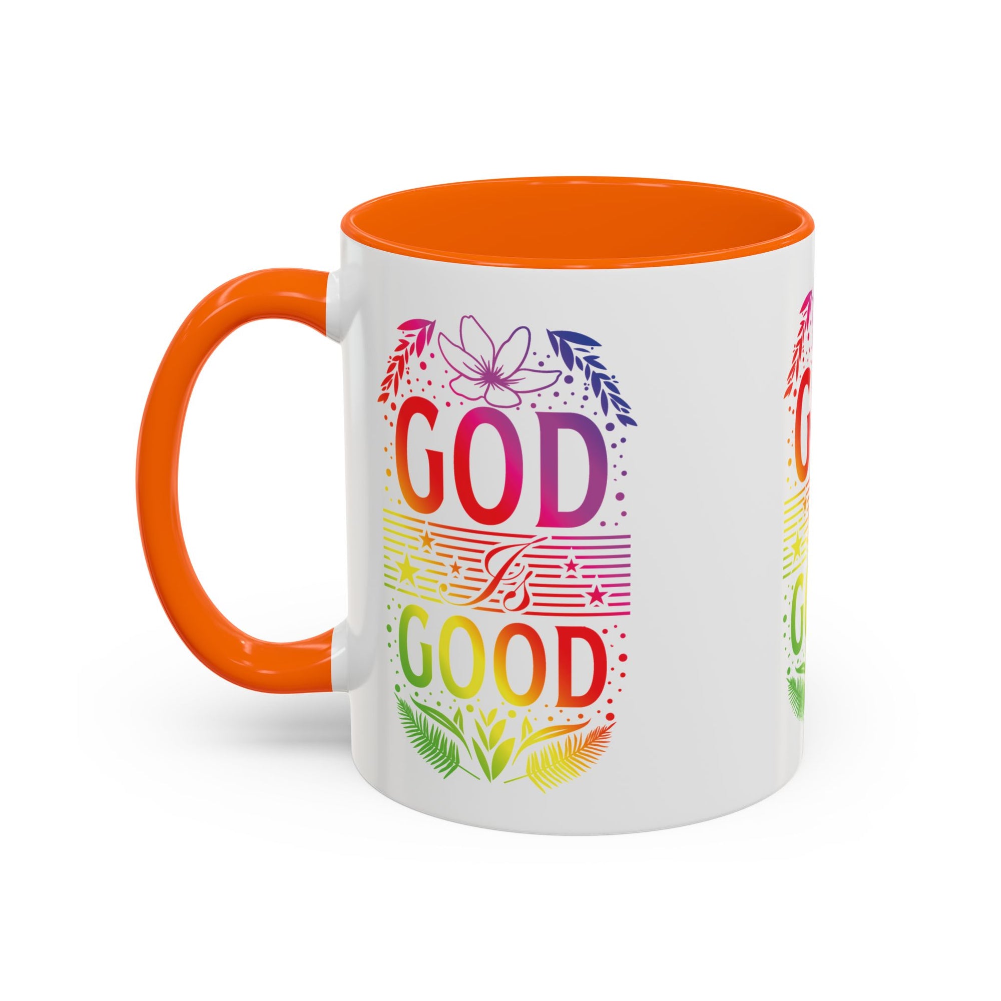God is Good Accent Coffee Mug - Inspirational Design