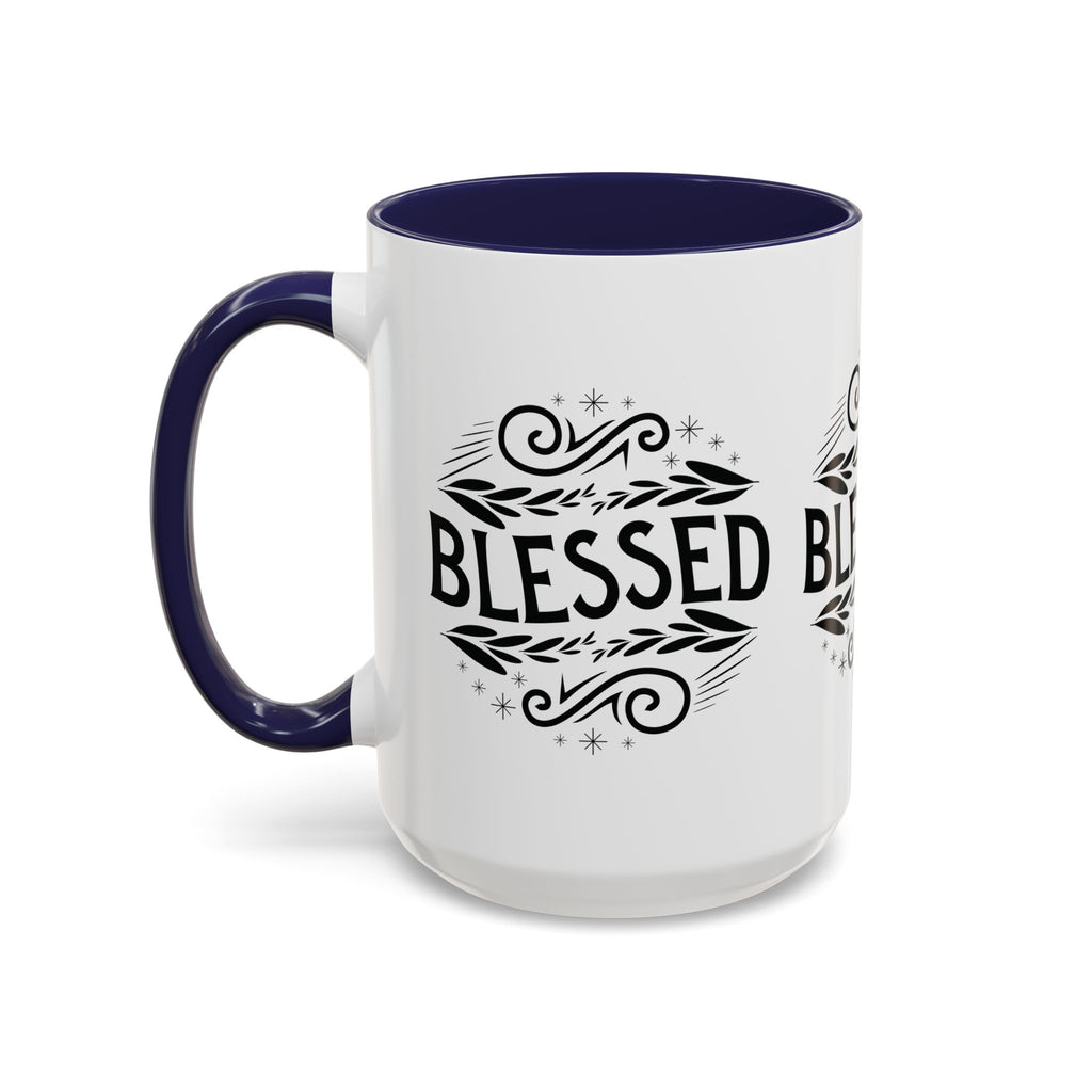 Blessed Accent Coffee Mug - Inspirational Design