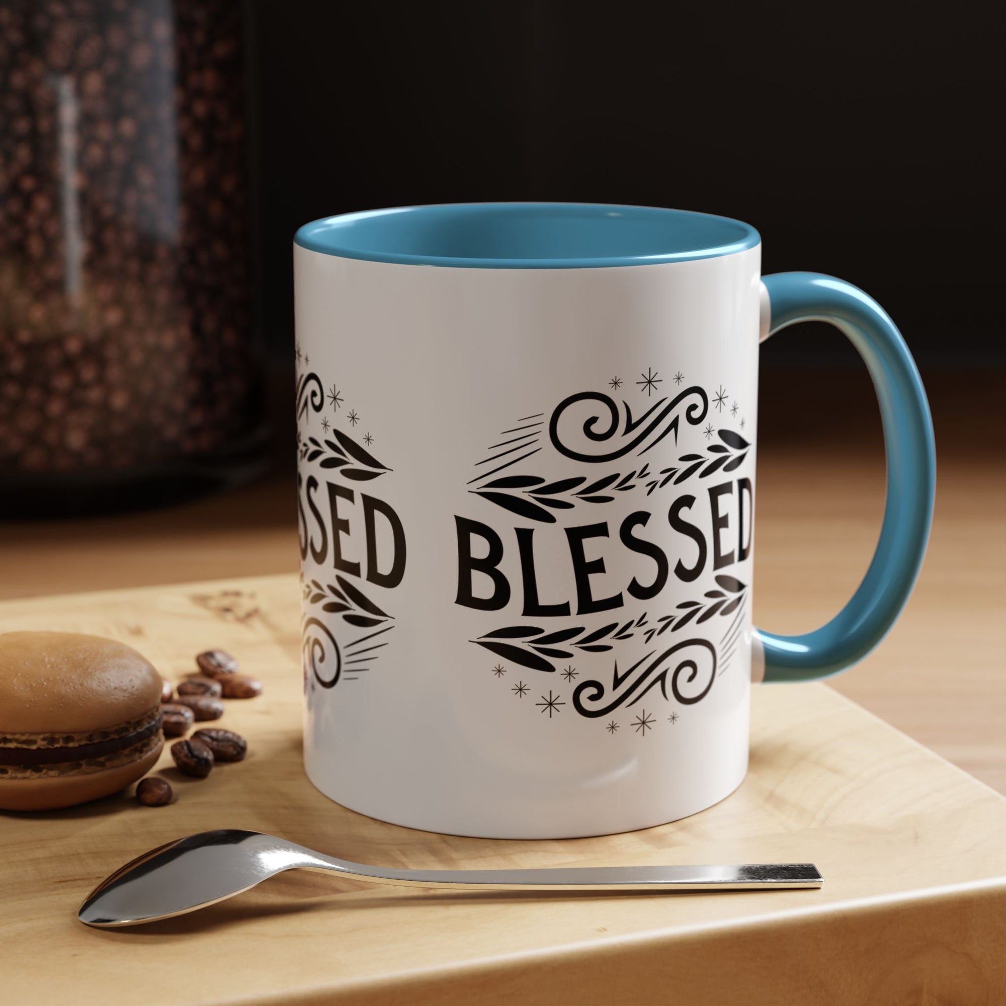 Blessed Accent Coffee Mug - Inspirational Design