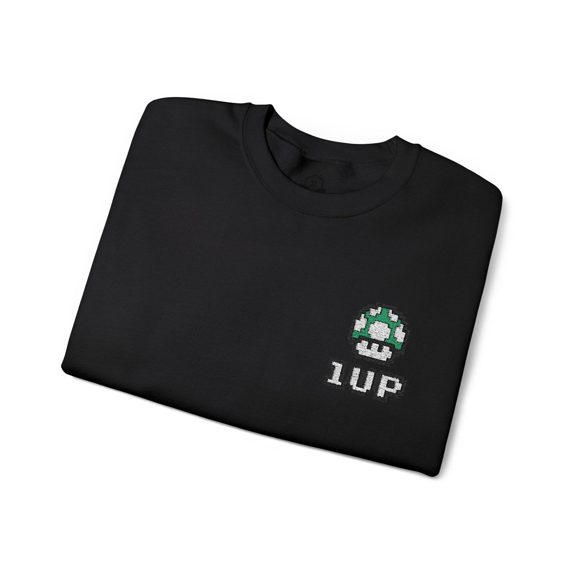 1UP Mushroom - Unisex Heavy Blend™ Crewneck Sweatshirt