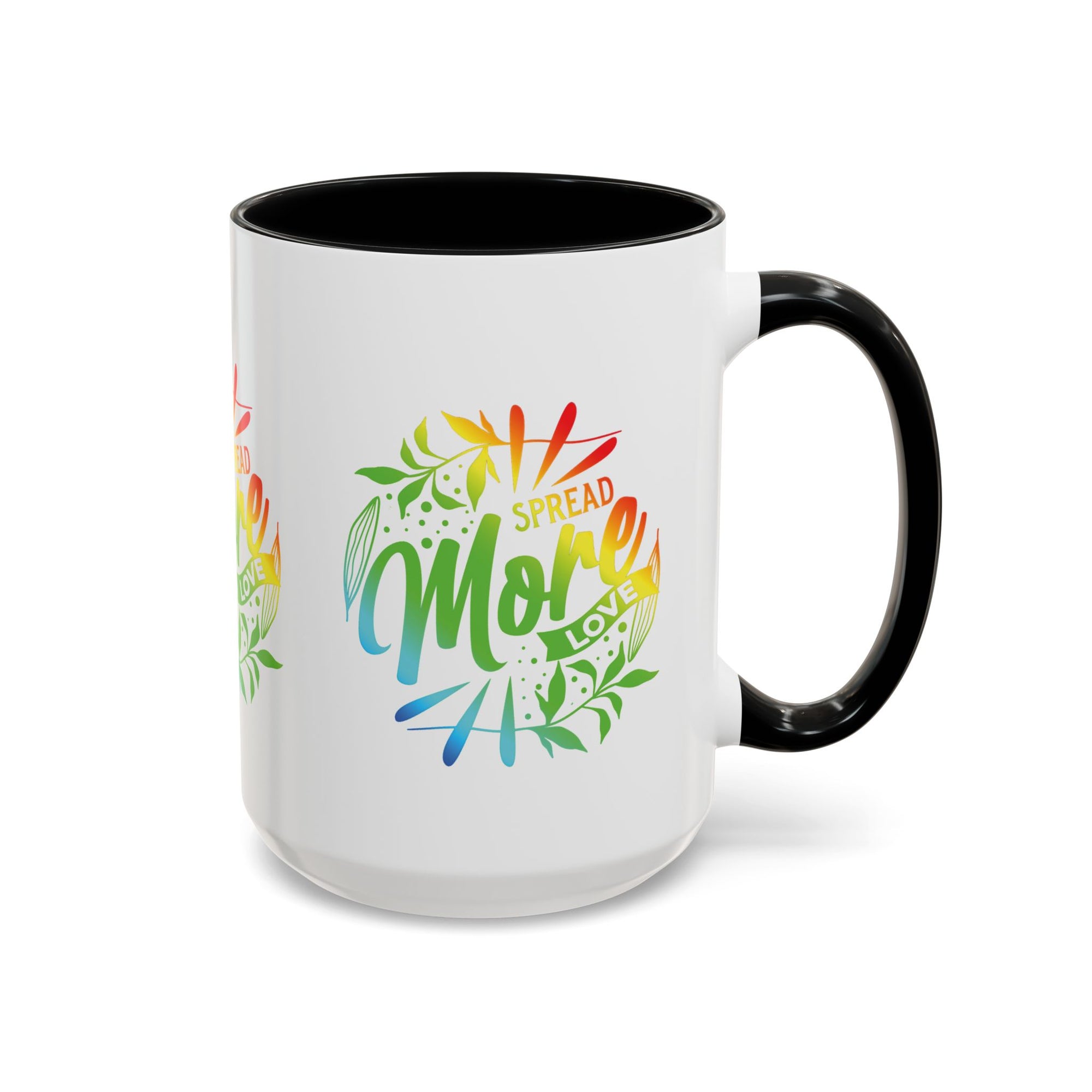 Spread more Love Accent Coffee Mug - Inspirational Design