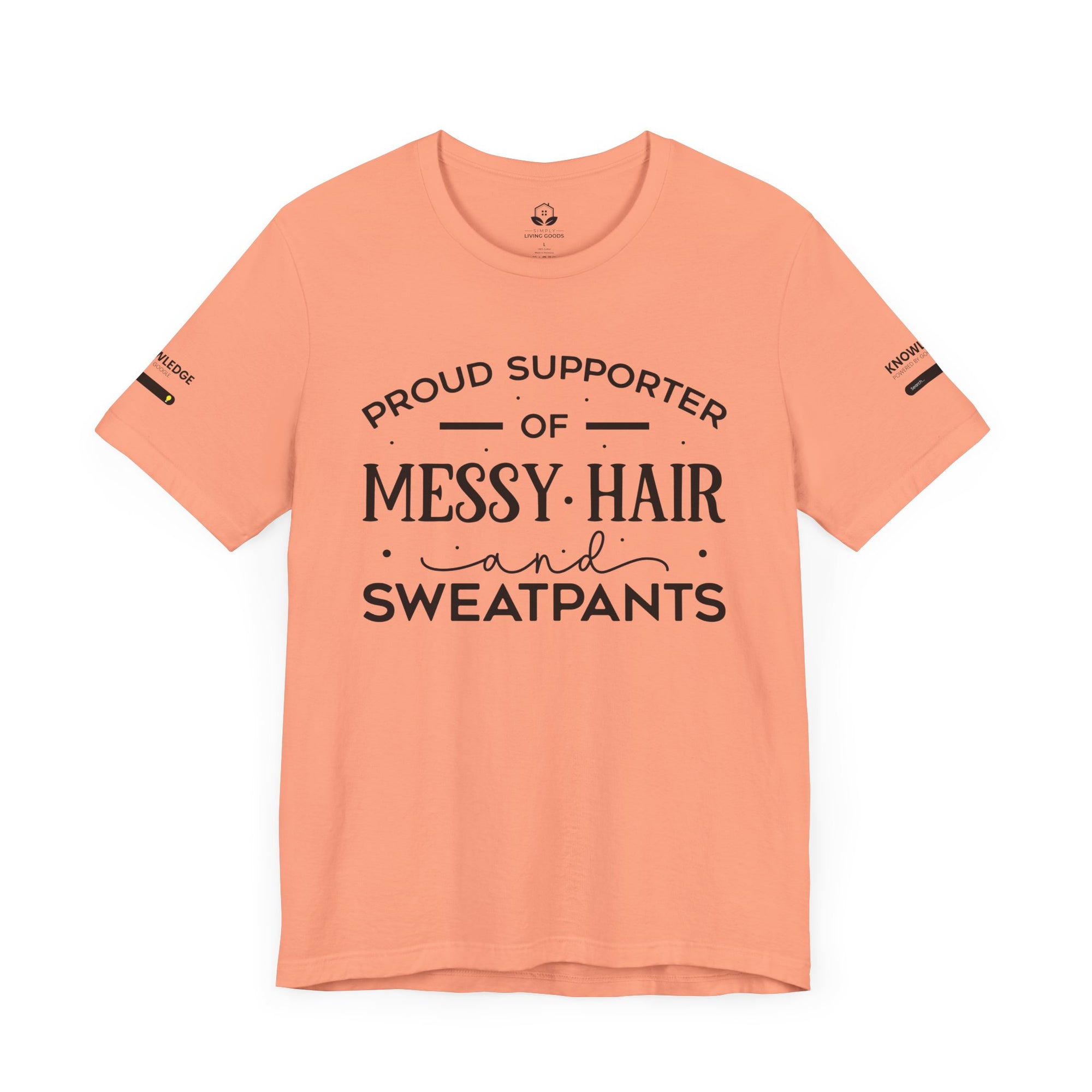 Unisex Jersey Tee with 'Messy Hair' Quote - Perfect for Everyday Wear