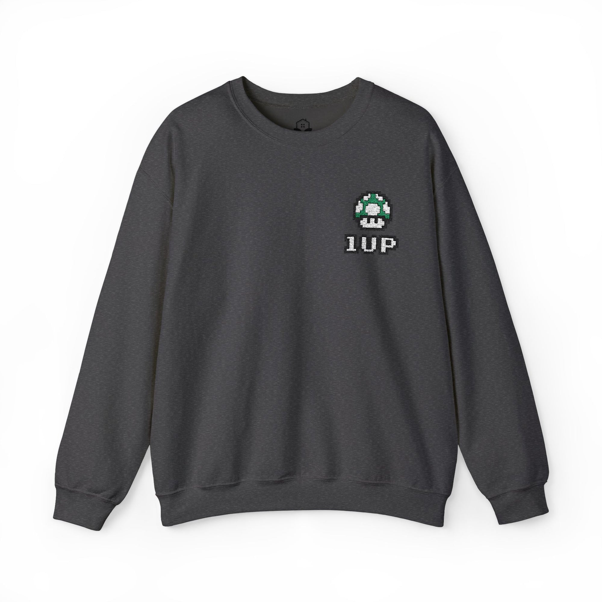 1UP Mushroom - Unisex Heavy Blend™ Crewneck Sweatshirt