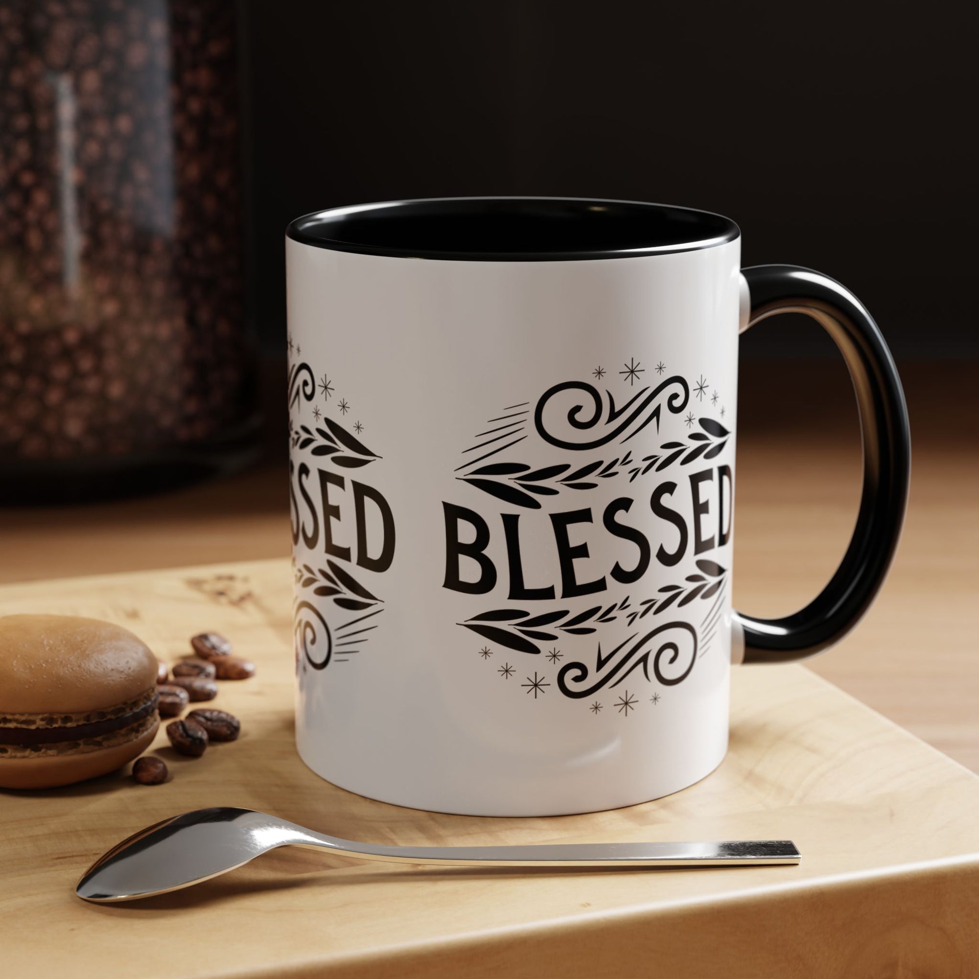 Blessed Accent Coffee Mug - Inspirational Design