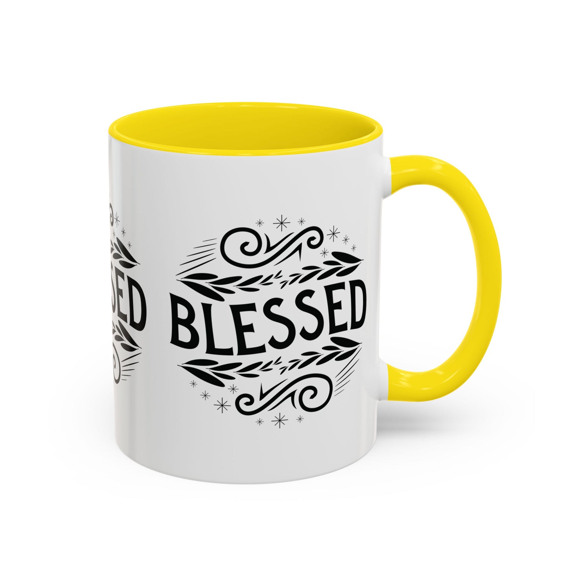 Blessed Accent Coffee Mug - Inspirational Design