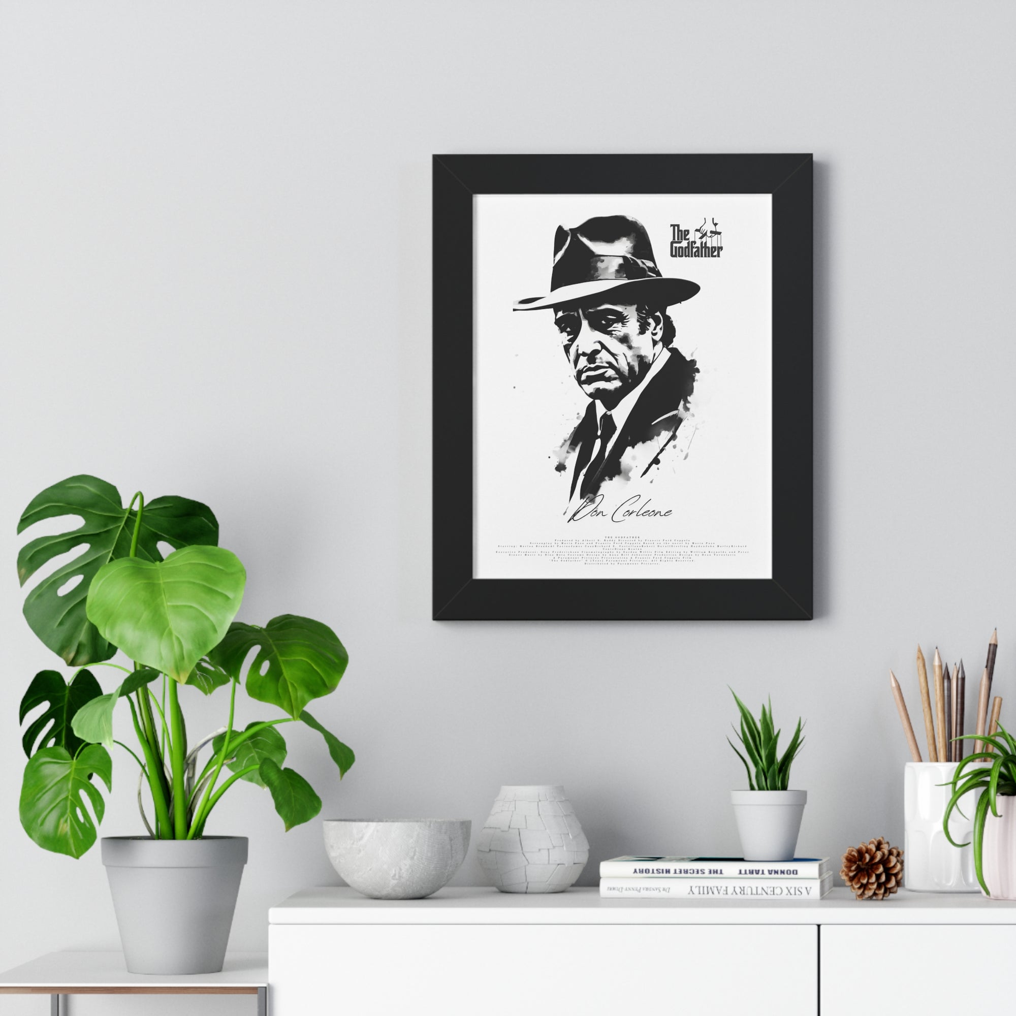 Don Corleone Framed Vertical Poster