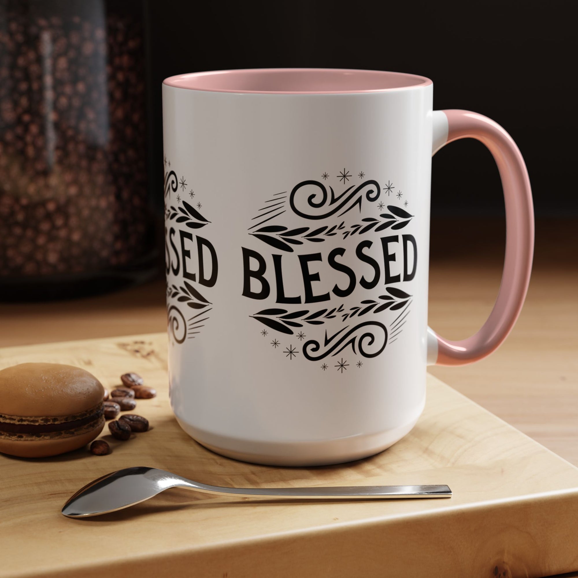 Blessed Accent Coffee Mug - Inspirational Design