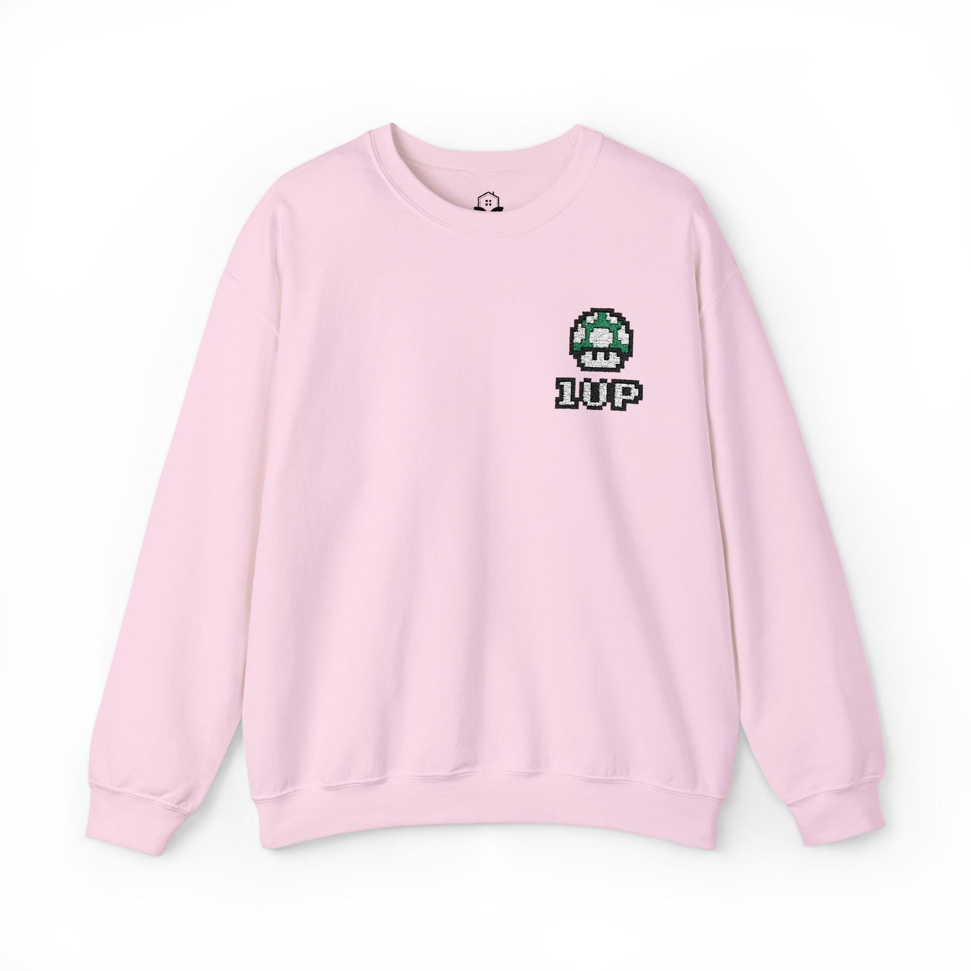 1UP Mushroom - Unisex Heavy Blend™ Crewneck Sweatshirt