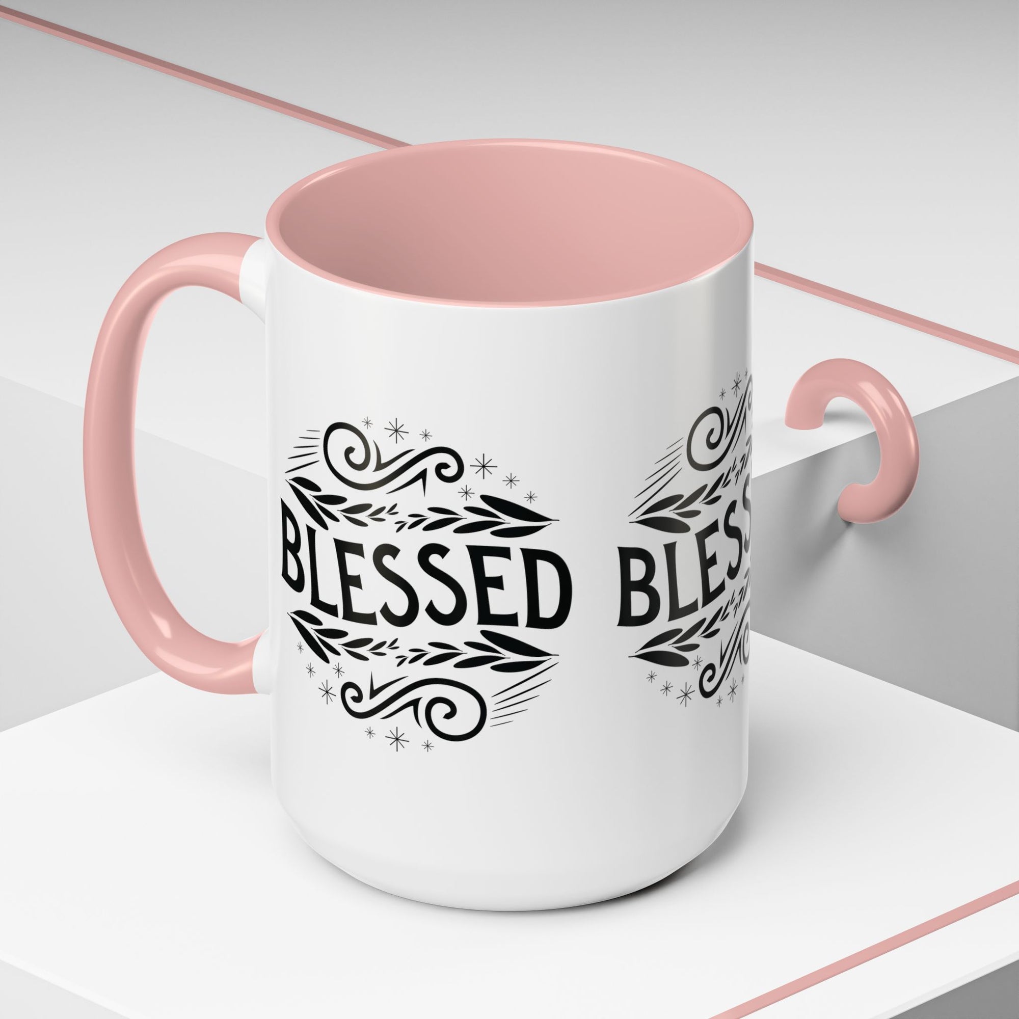 Blessed Accent Coffee Mug - Inspirational Design