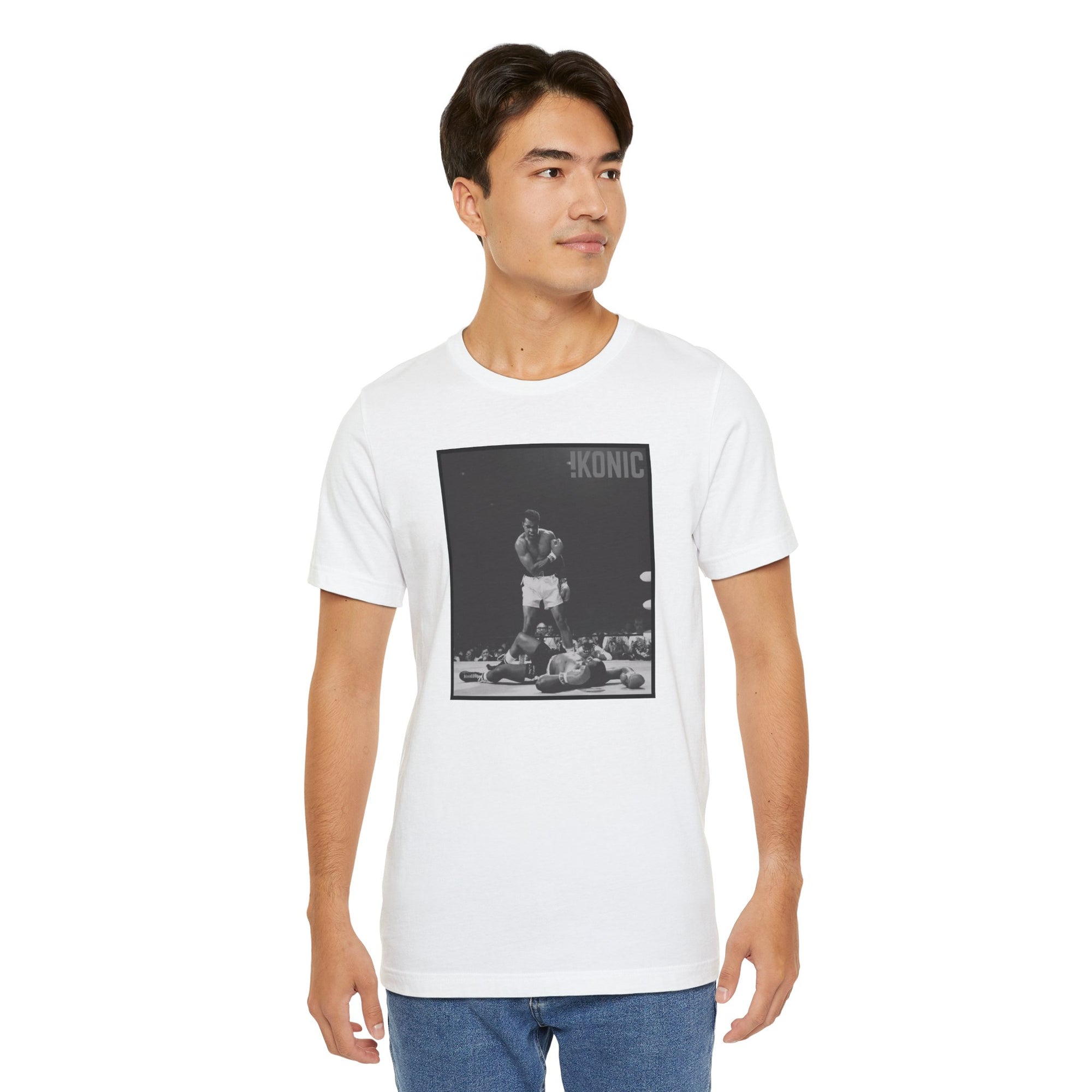 IKONIC Unisex Jersey Tee - Casual Graphic Top for Sports Fans, Everyday Wear, Gift for Him/Her, Street Style Fashion, The Boxer