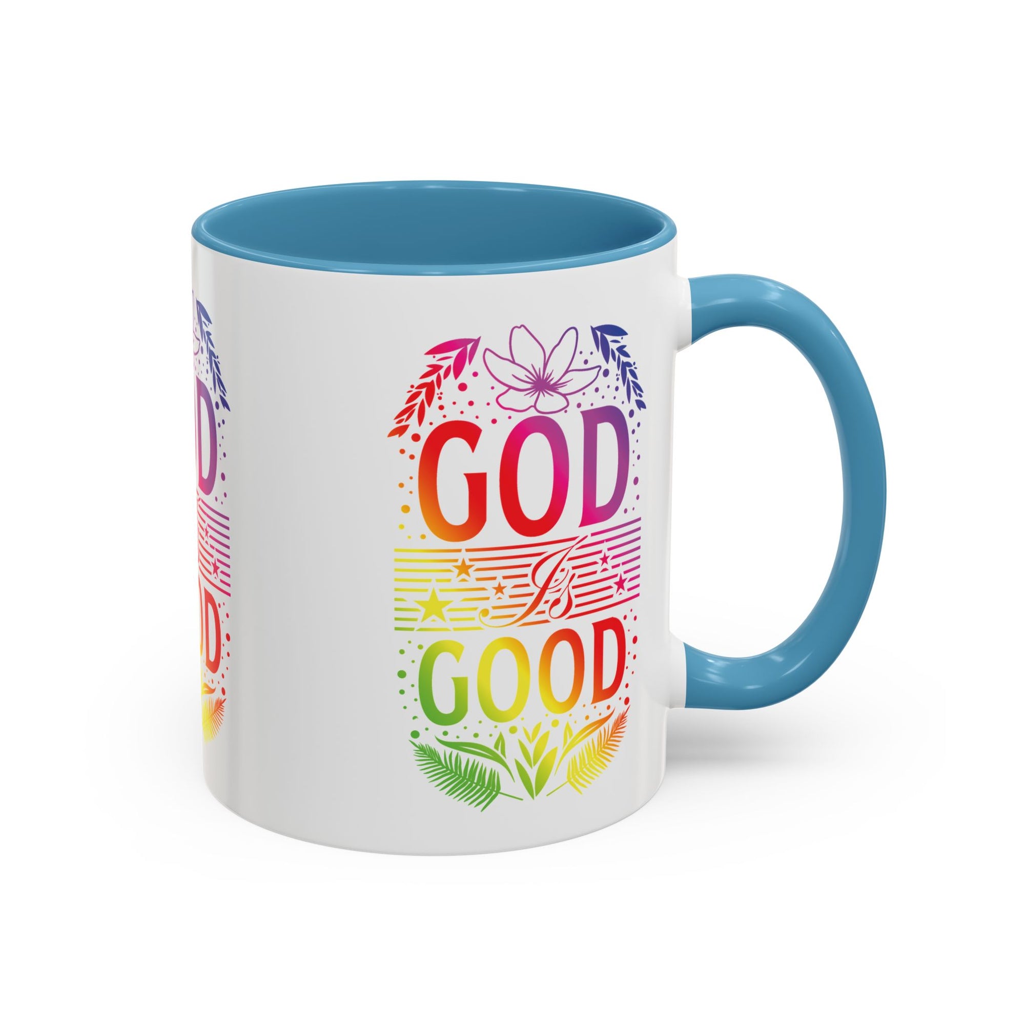 God is Good Accent Coffee Mug - Inspirational Design