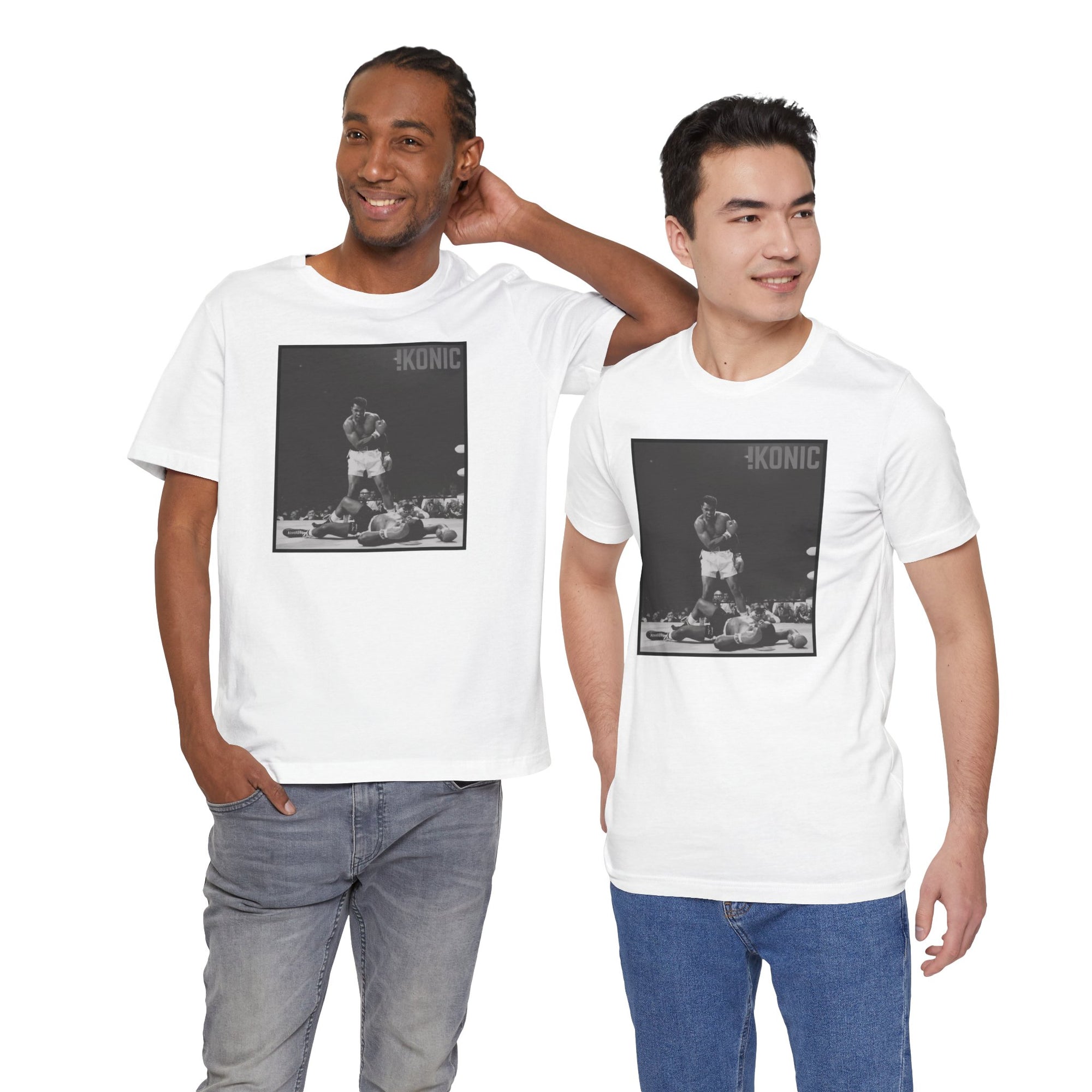 IKONIC Unisex Jersey Tee - Casual Graphic Top for Sports Fans, Everyday Wear, Gift for Him/Her, Street Style Fashion, The Boxer