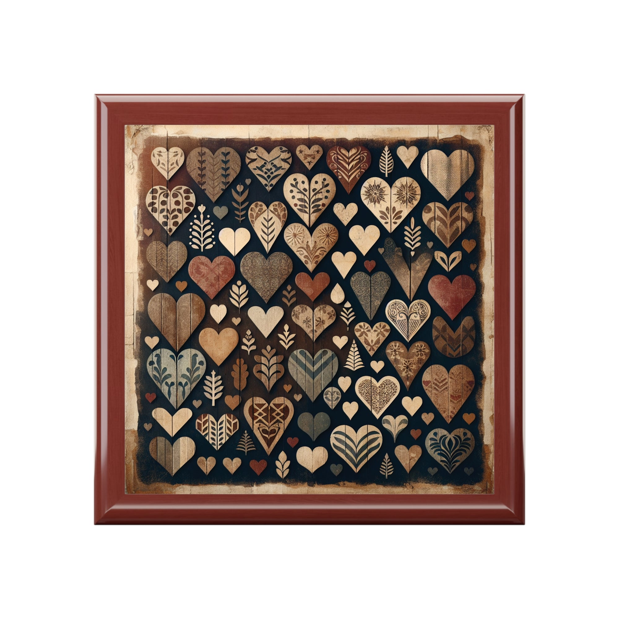 Rustic Hearts - Jewelry Box