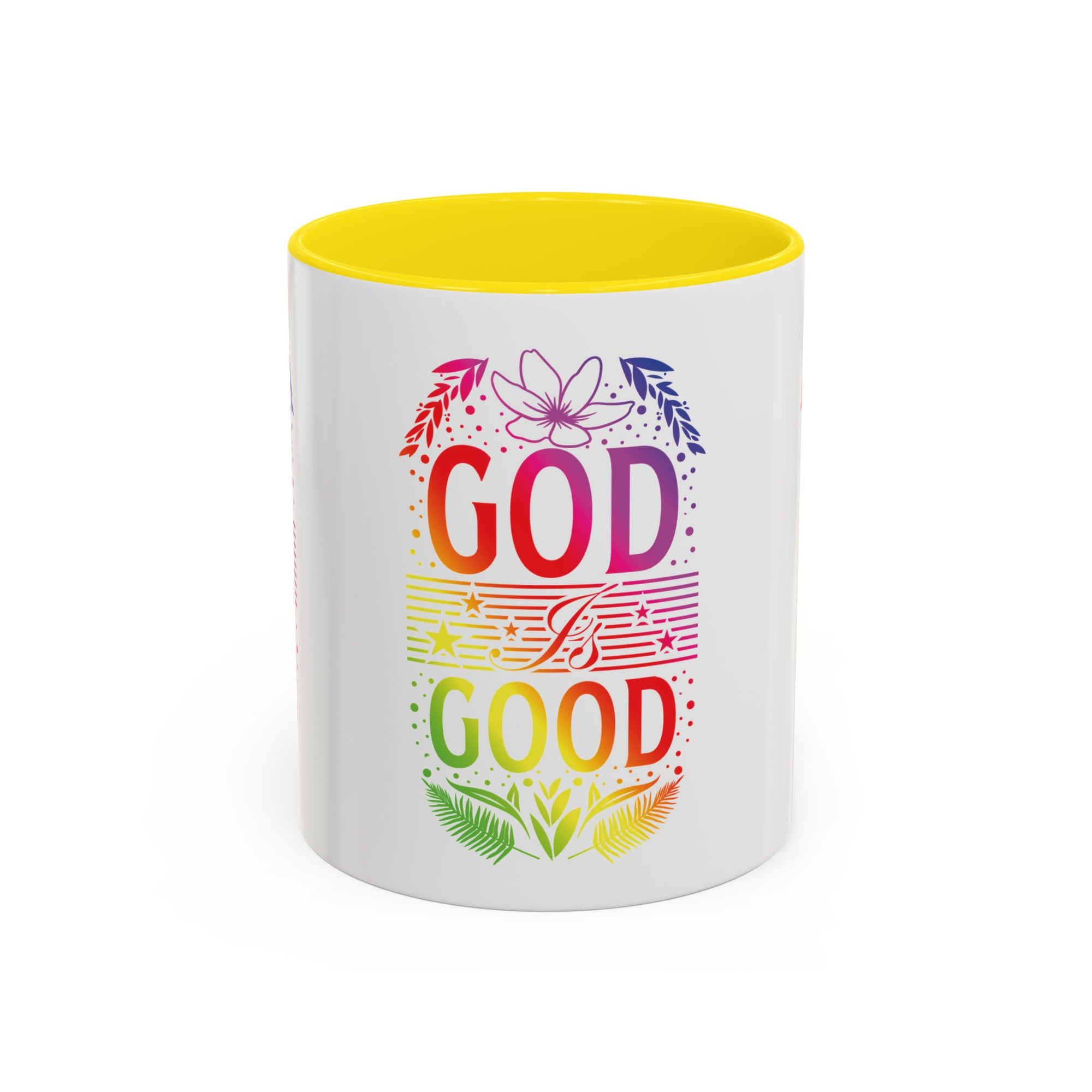 God is Good Accent Coffee Mug - Inspirational Design