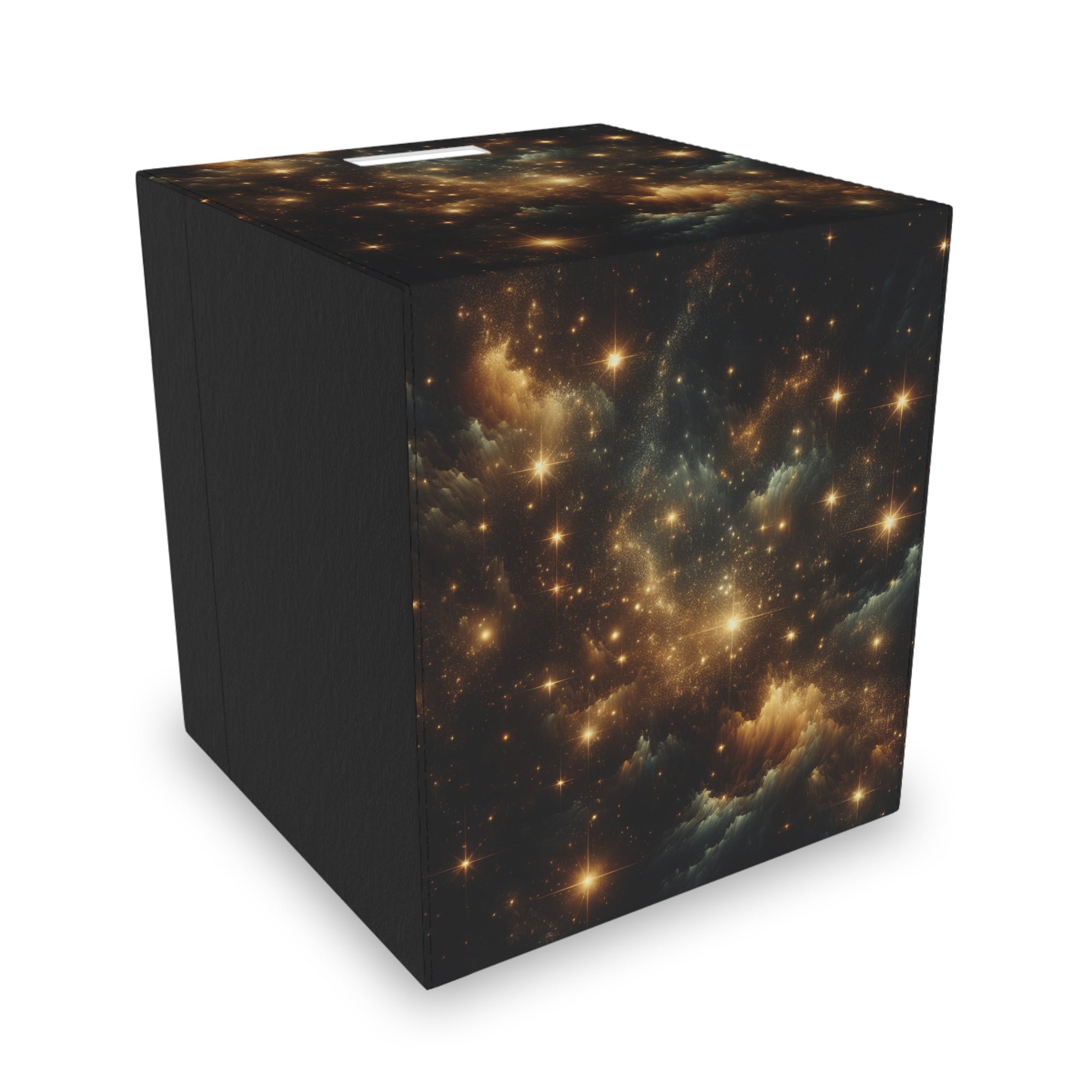 Galaxy-Themed Felt Storage Box - Stylish Organizer for Home Decor