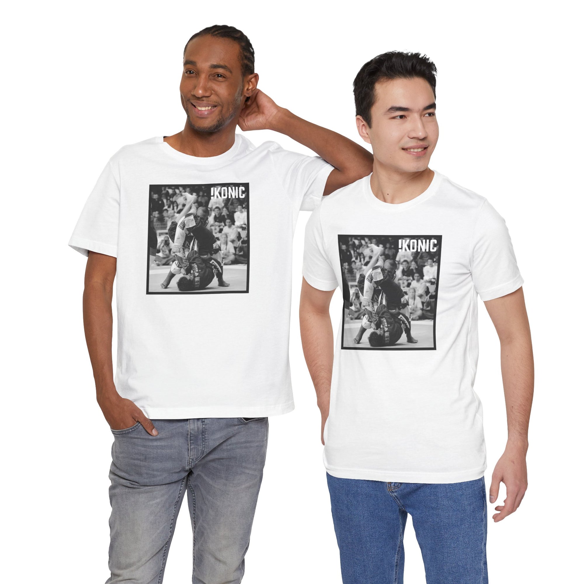 IKONIC Unisex Jersey Tee - Casual Graphic Top for Sports Fans, Everyday Wear, Gift for Him/Her, Street Style Fashion