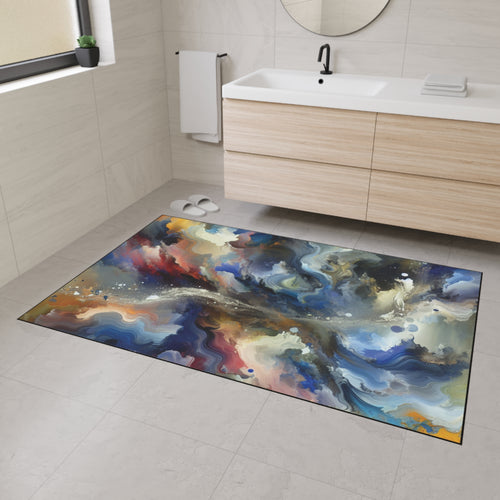 Abstract Art Heavy Duty Floor Mat - Stylish Non-Slip Area Rug for Home Decor