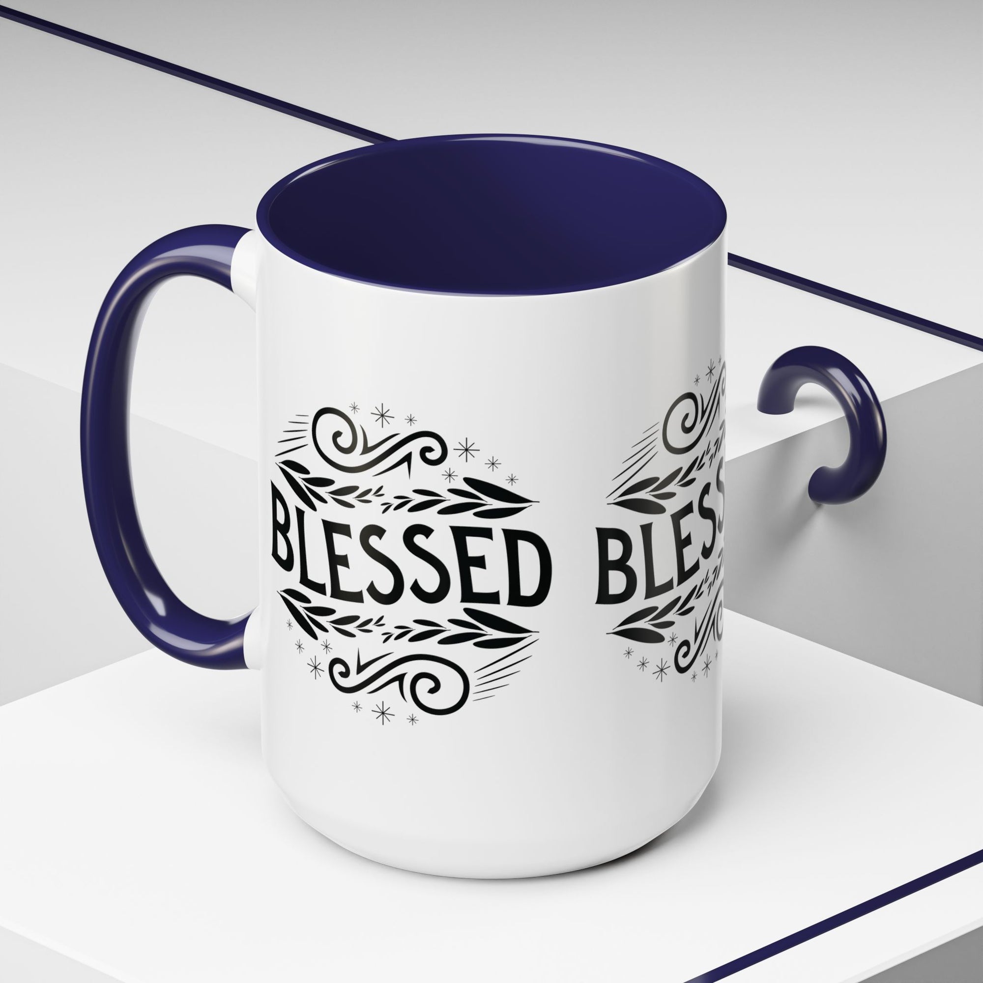 Blessed Accent Coffee Mug - Inspirational Design