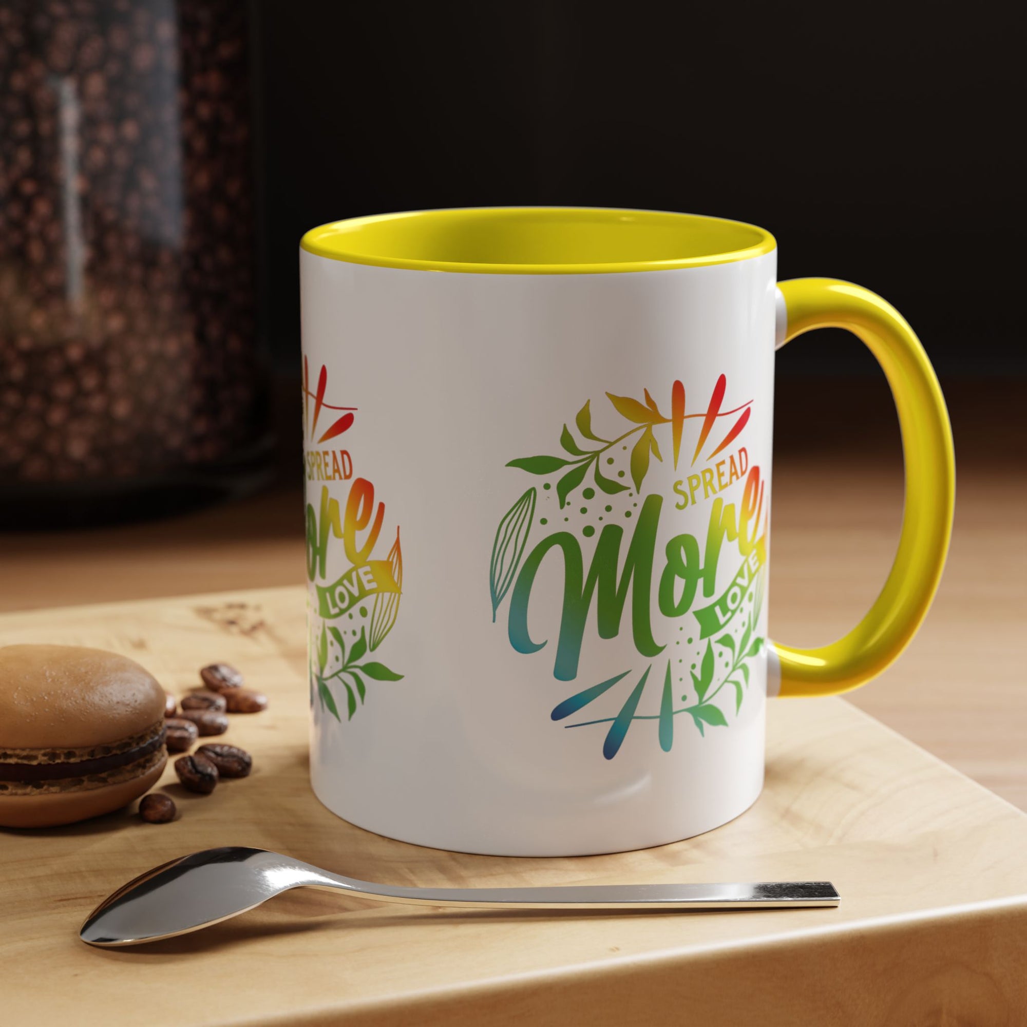 Spread more Love Accent Coffee Mug - Inspirational Design