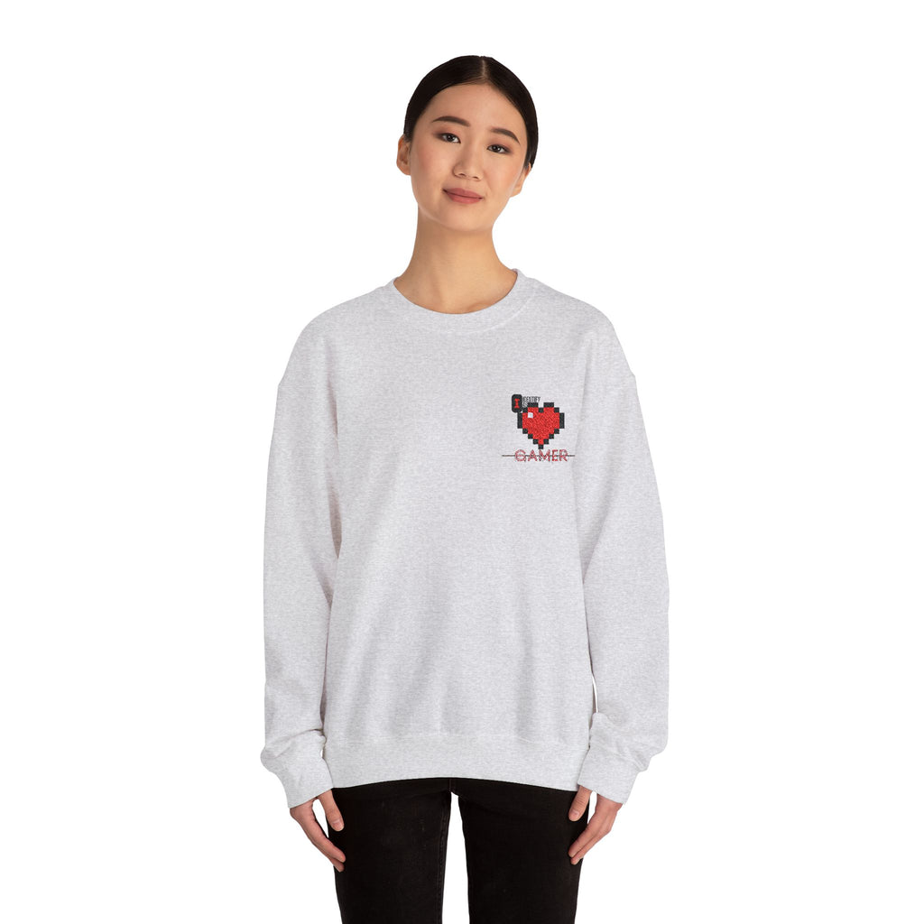 I identify as Gamer Tee - Unisex Heavy Blend™ Crewneck Sweatshirt