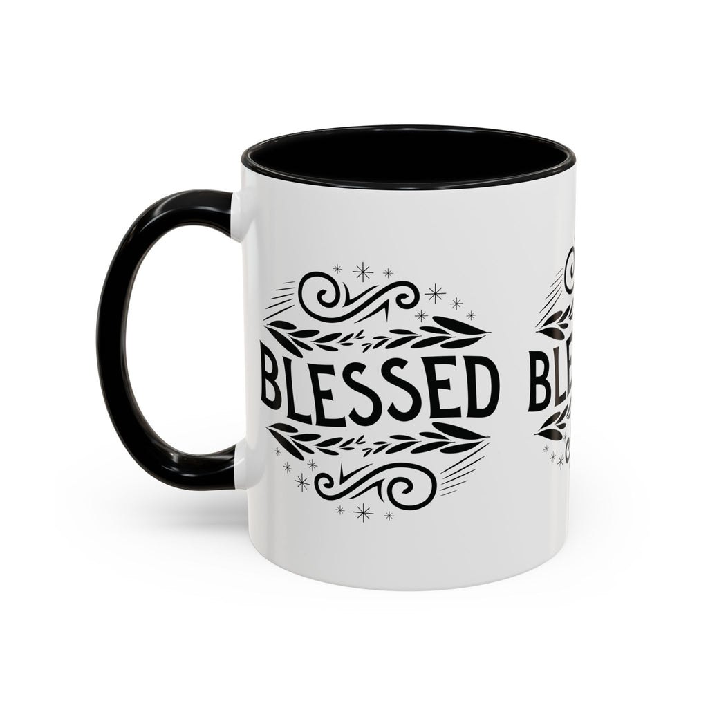 Blessed Accent Coffee Mug - Inspirational Design