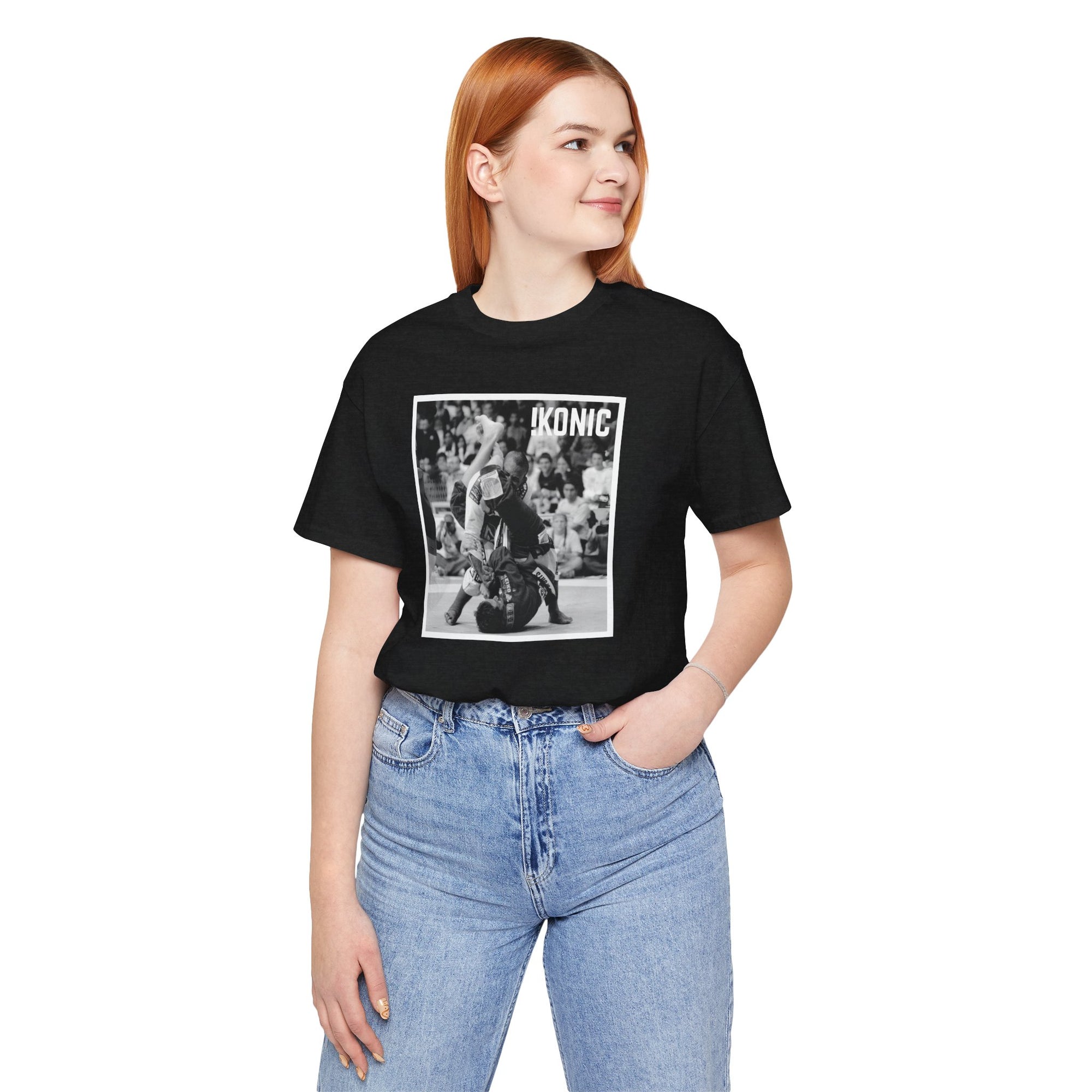 IKONIC Unisex Jersey Tee - Casual Graphic Top for Sports Fans, Everyday Wear, Gift for Him/Her, Street Style Fashion