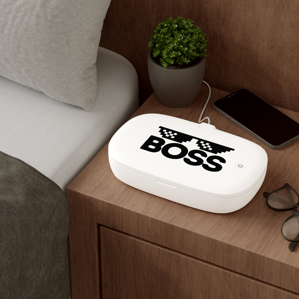 Boss UV Phone Sanitizer & Wireless Charging Pad - Stay Clean & Charged!