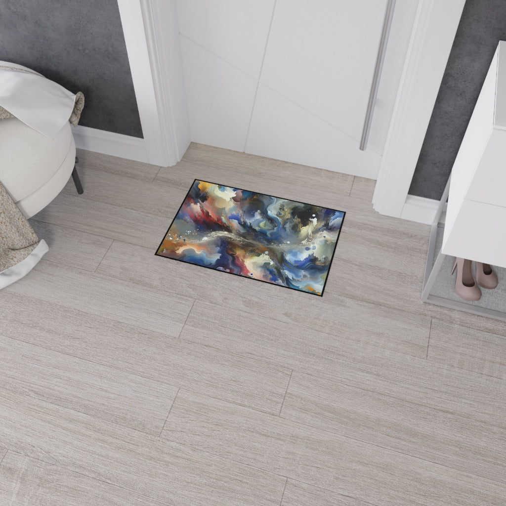 Abstract Art Heavy Duty Floor Mat - Stylish Non-Slip Area Rug for Home Decor