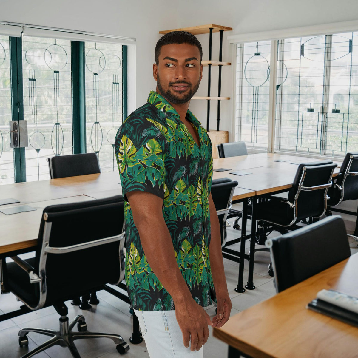 Men's Hawaiian Camp Shirt (AOP)