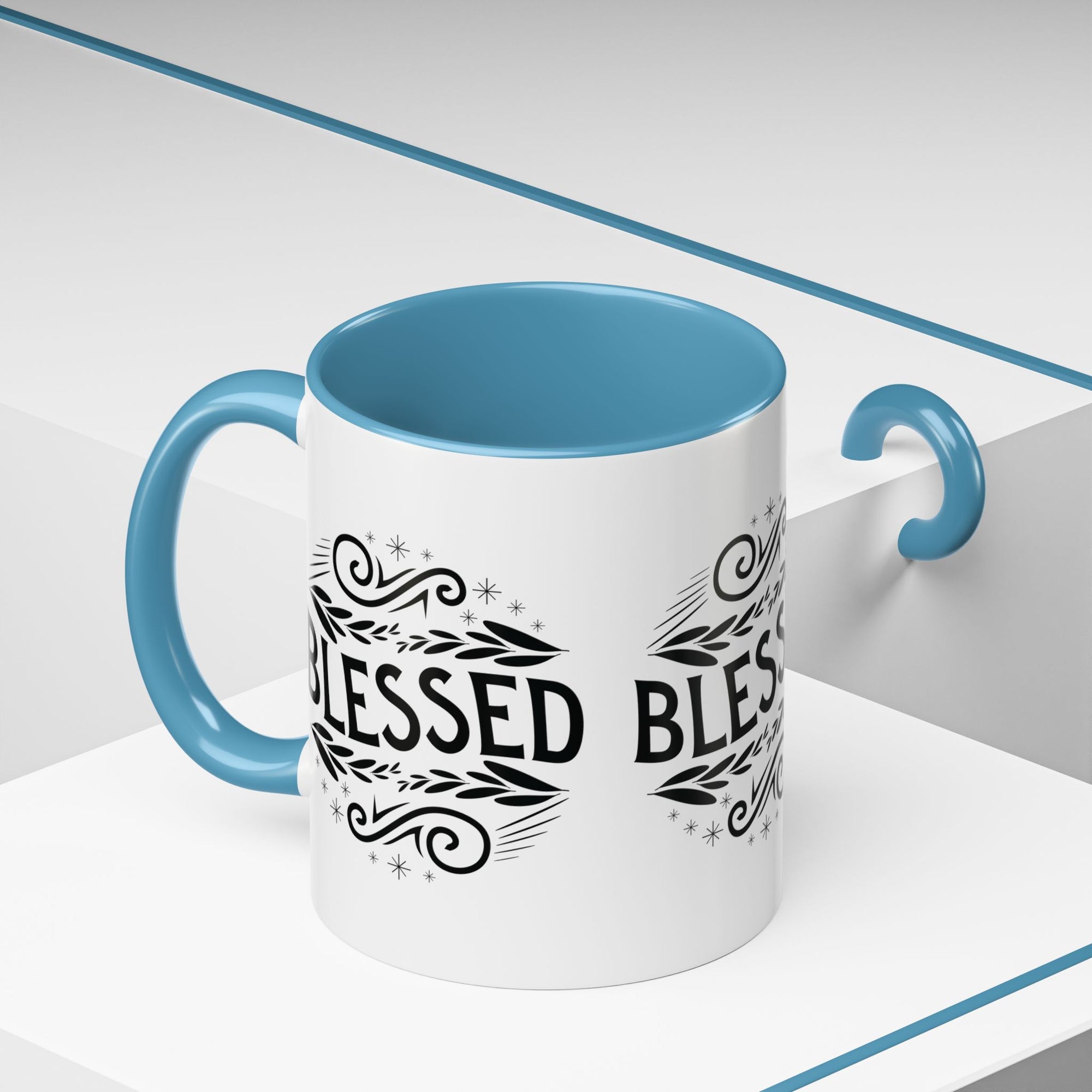 Blessed Accent Coffee Mug - Inspirational Design