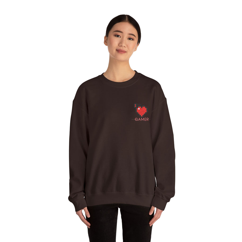 I identify as Gamer Tee - Unisex Heavy Blend™ Crewneck Sweatshirt