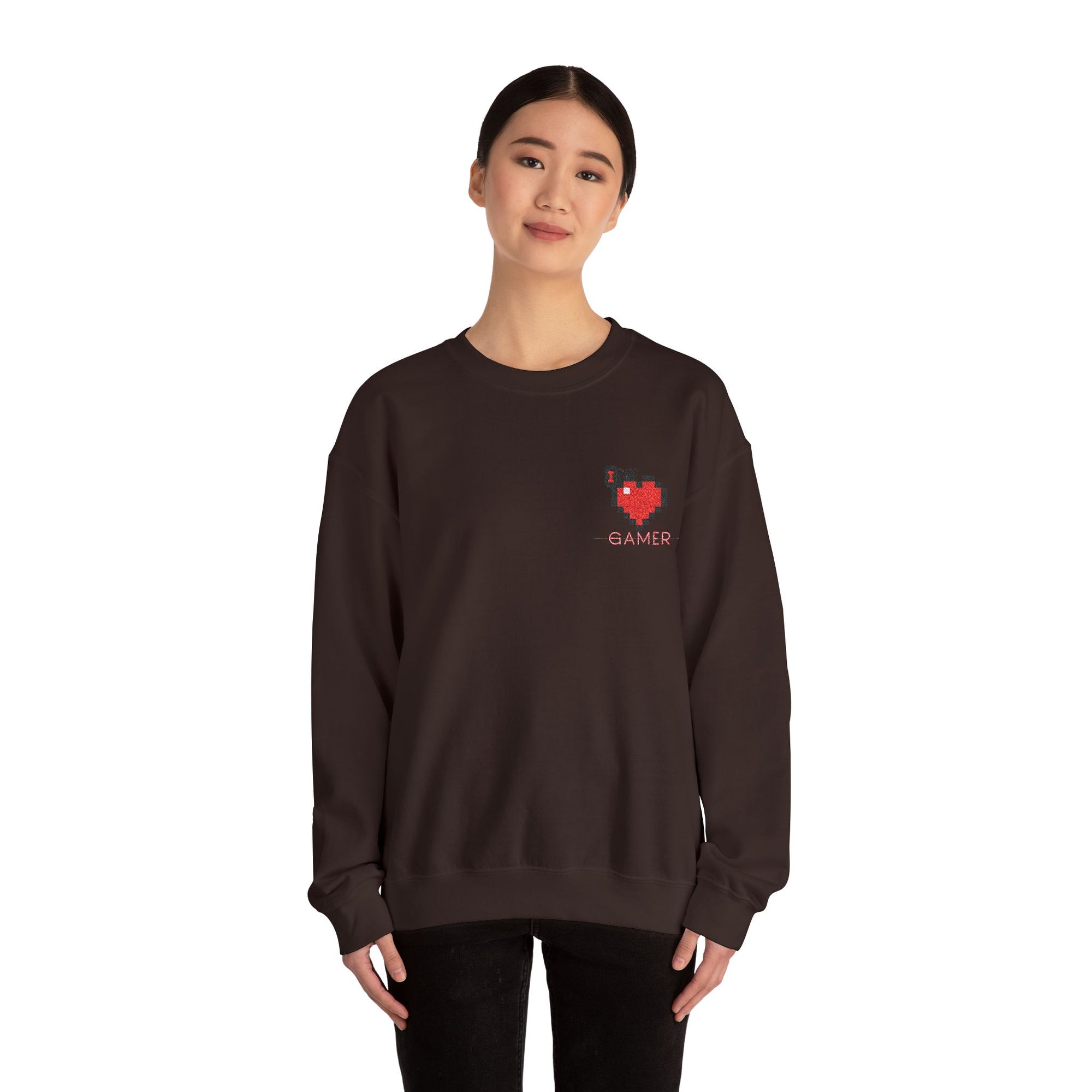 I identify as Gamer Tee - Unisex Heavy Blend™ Crewneck Sweatshirt