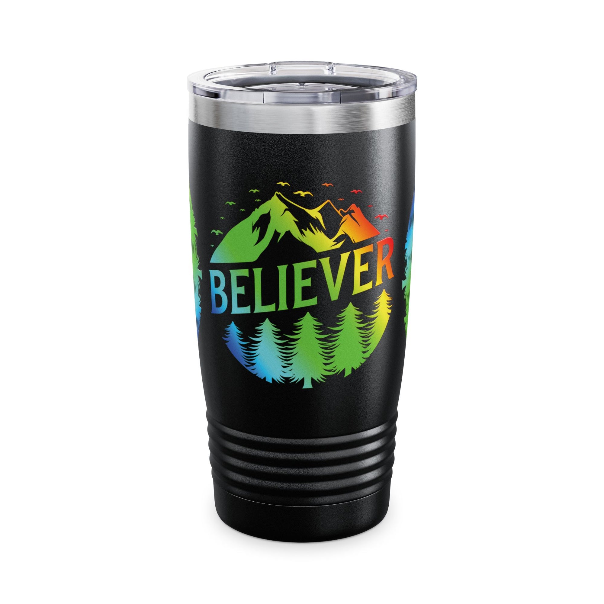Believer Ringneck Tumbler - 20oz Inspirational Travel Mug