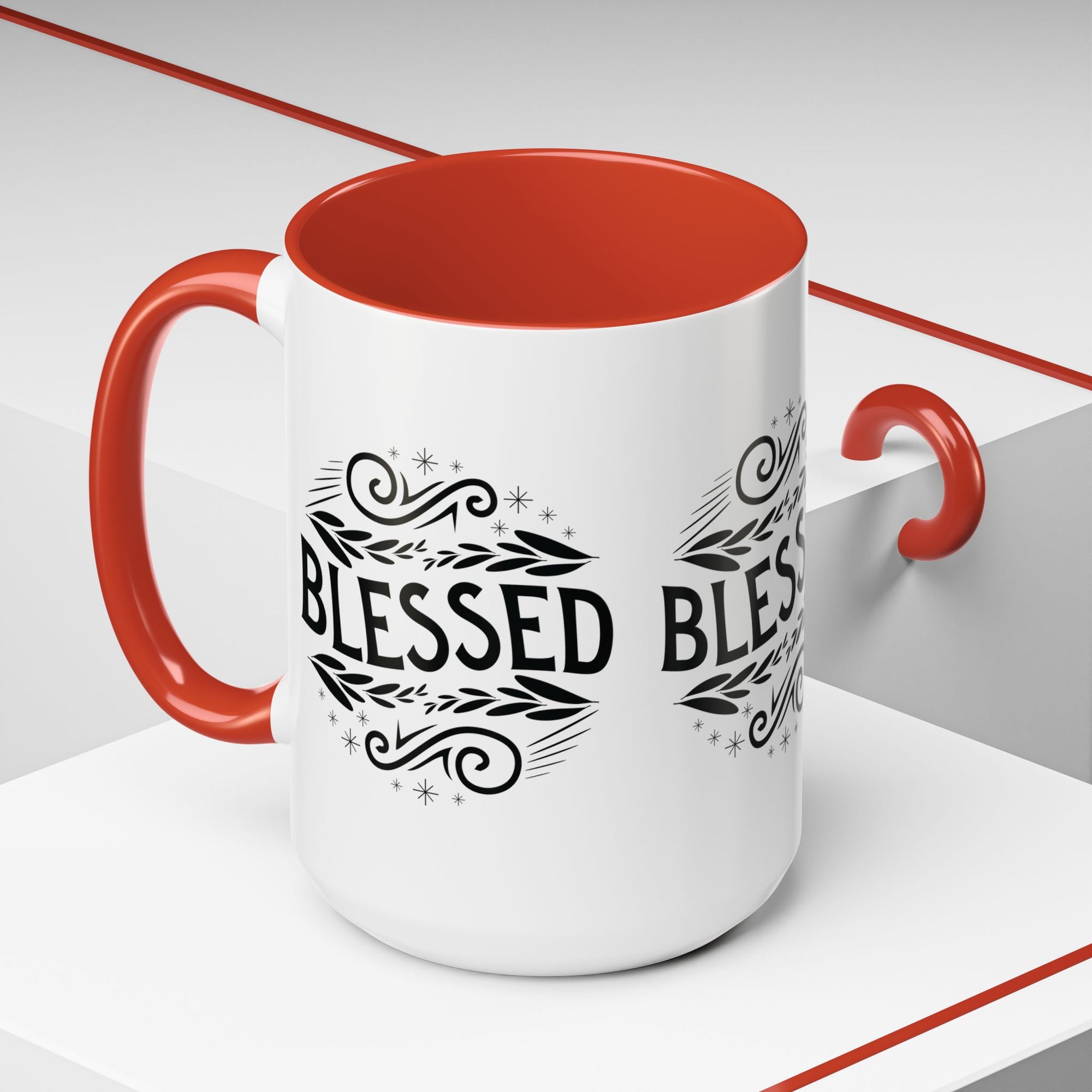 Blessed Accent Coffee Mug - Inspirational Design
