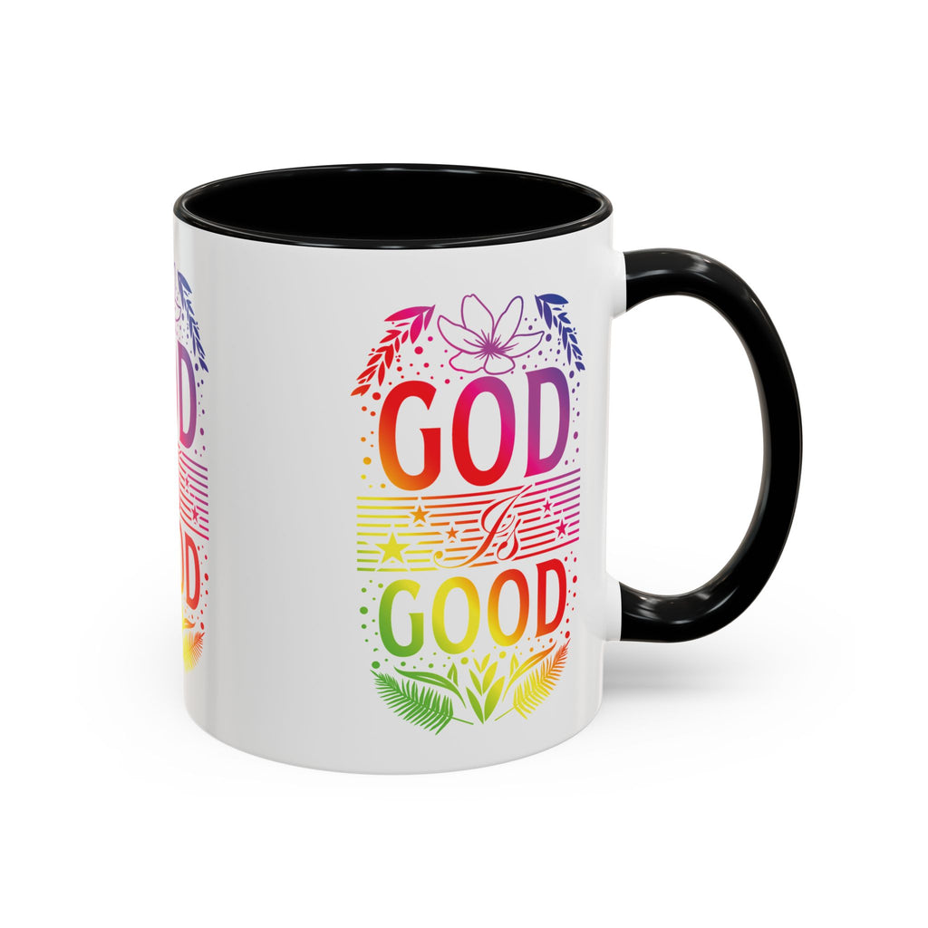 God is Good Accent Coffee Mug - Inspirational Design