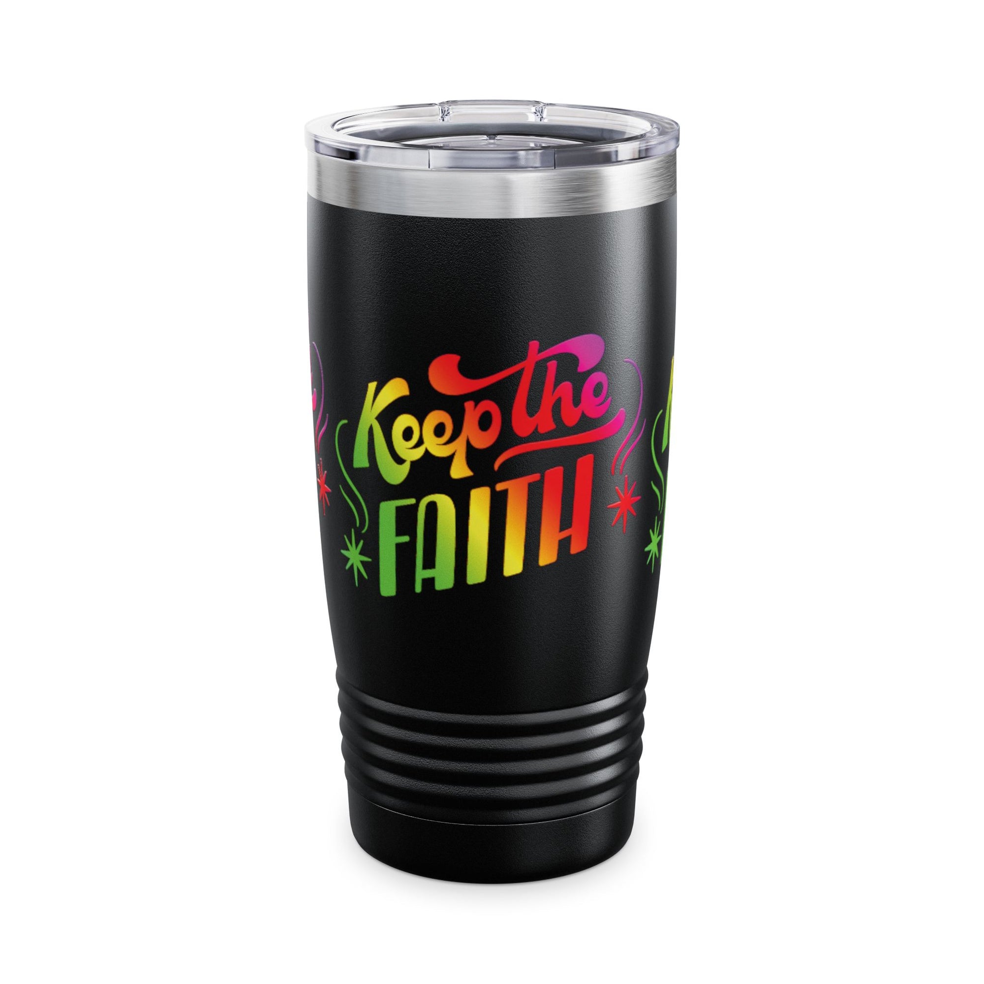 Keep the Faith Ringneck Tumbler - 20oz Inspirational Travel Mug