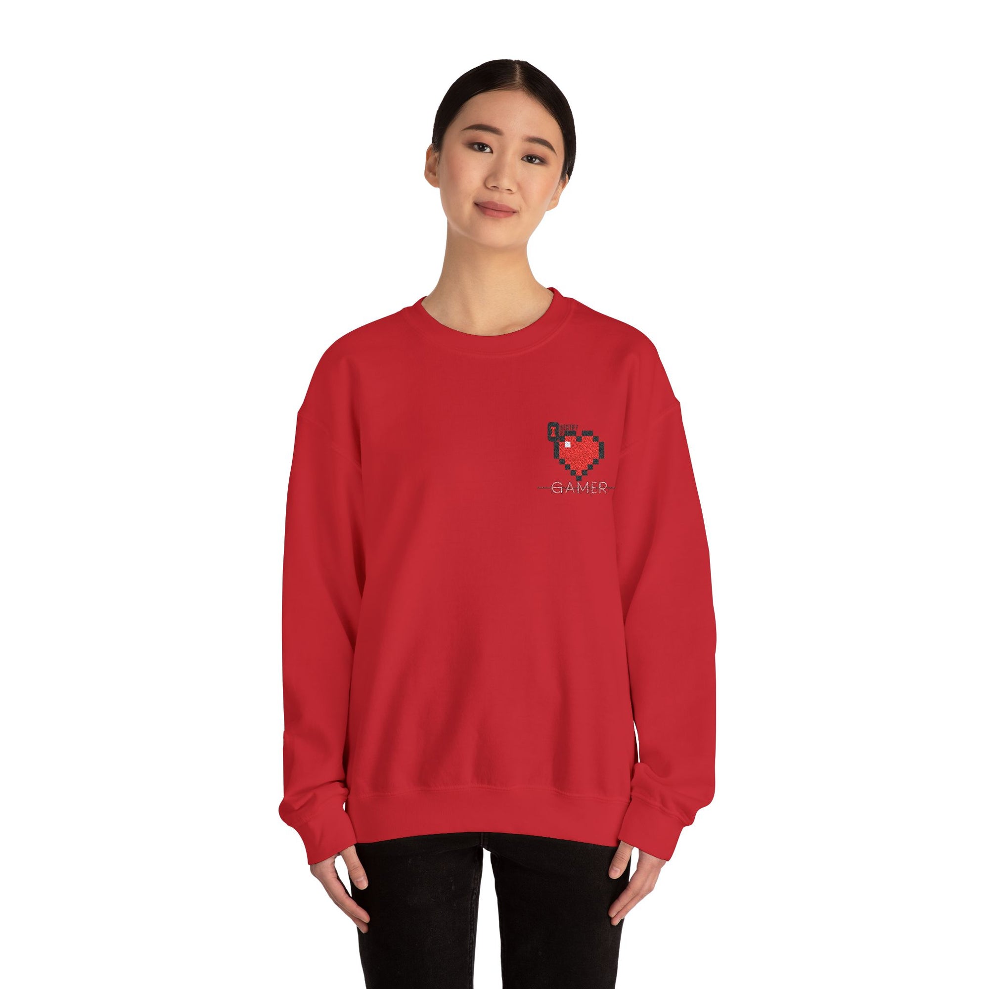 I identify as Gamer Tee - Unisex Heavy Blend™ Crewneck Sweatshirt