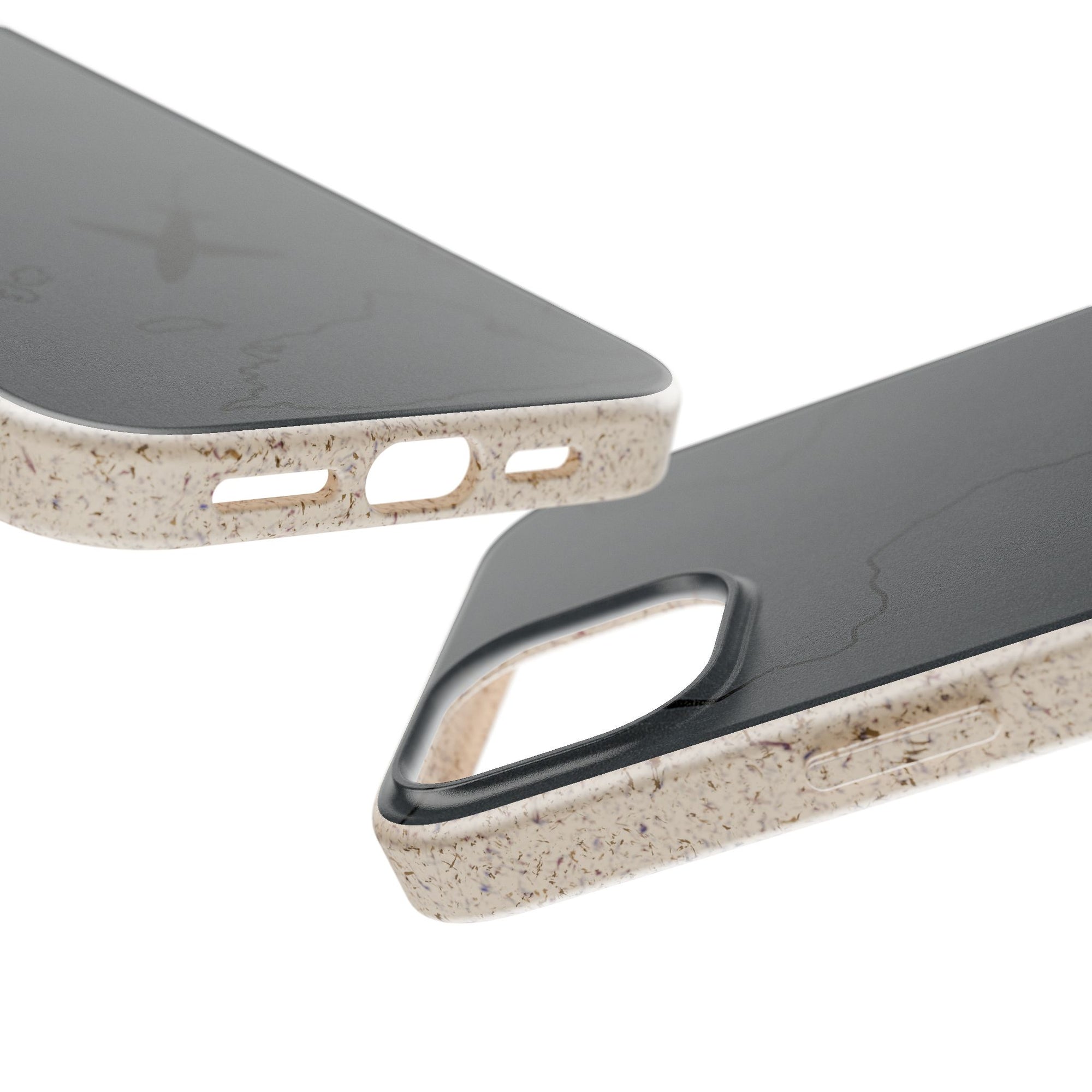 Airplane Map Biodegradable Phone Case, Eco-Friendly Phone Cover, Travel Gift, Sustainable Accessory, Nature Lover Gift