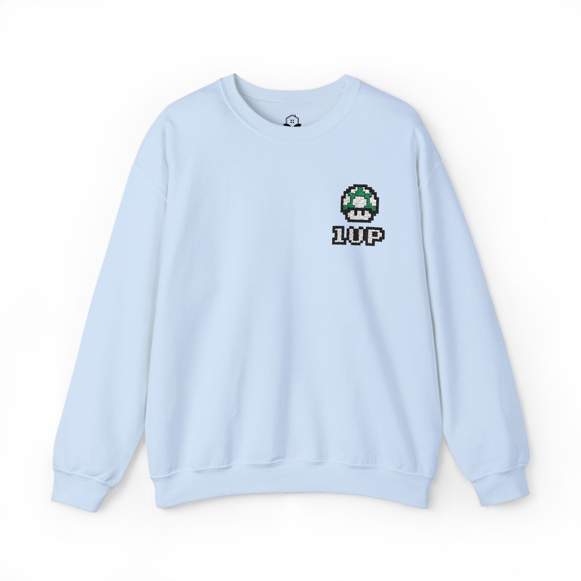 1UP Mushroom - Unisex Heavy Blend™ Crewneck Sweatshirt