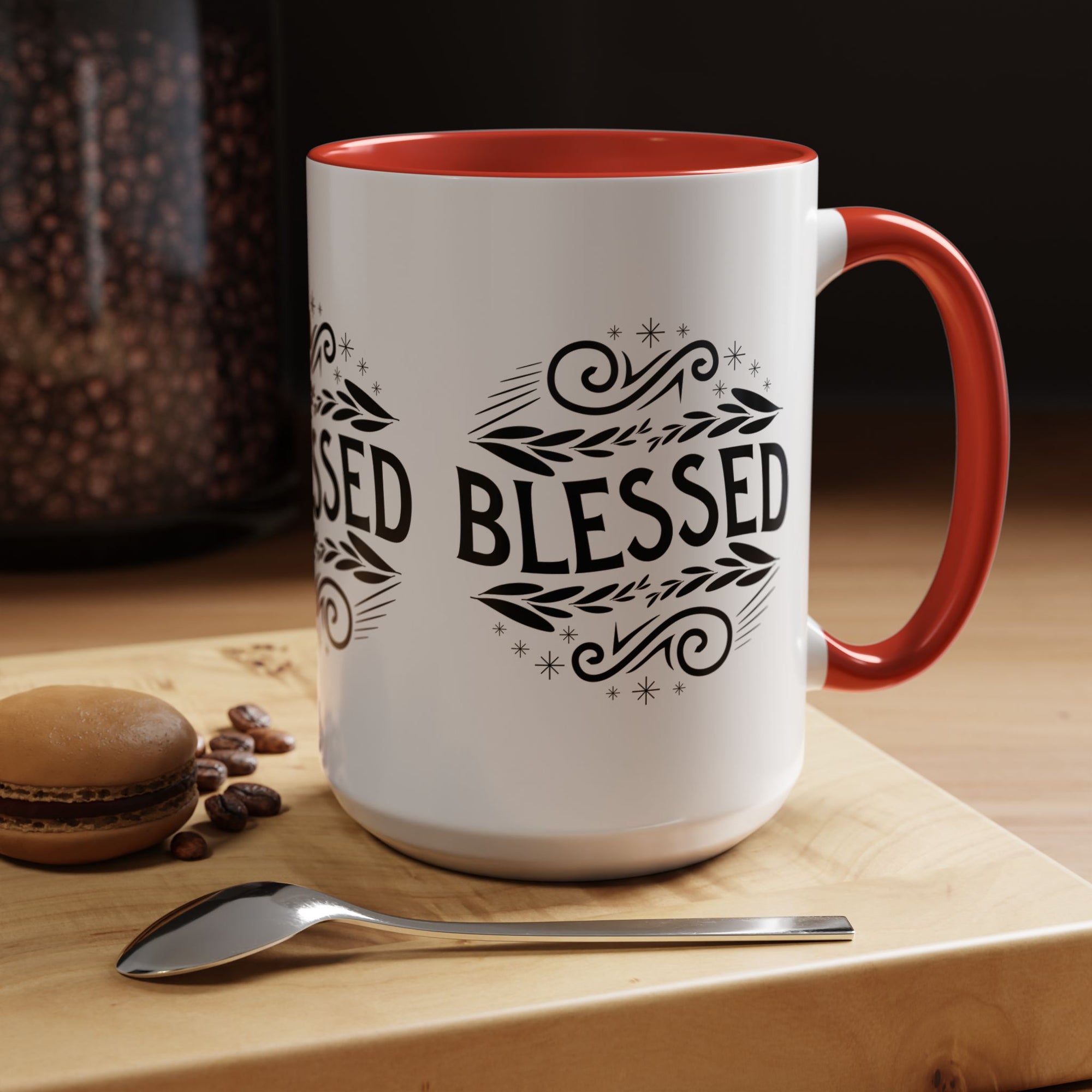 Blessed Accent Coffee Mug - Inspirational Design