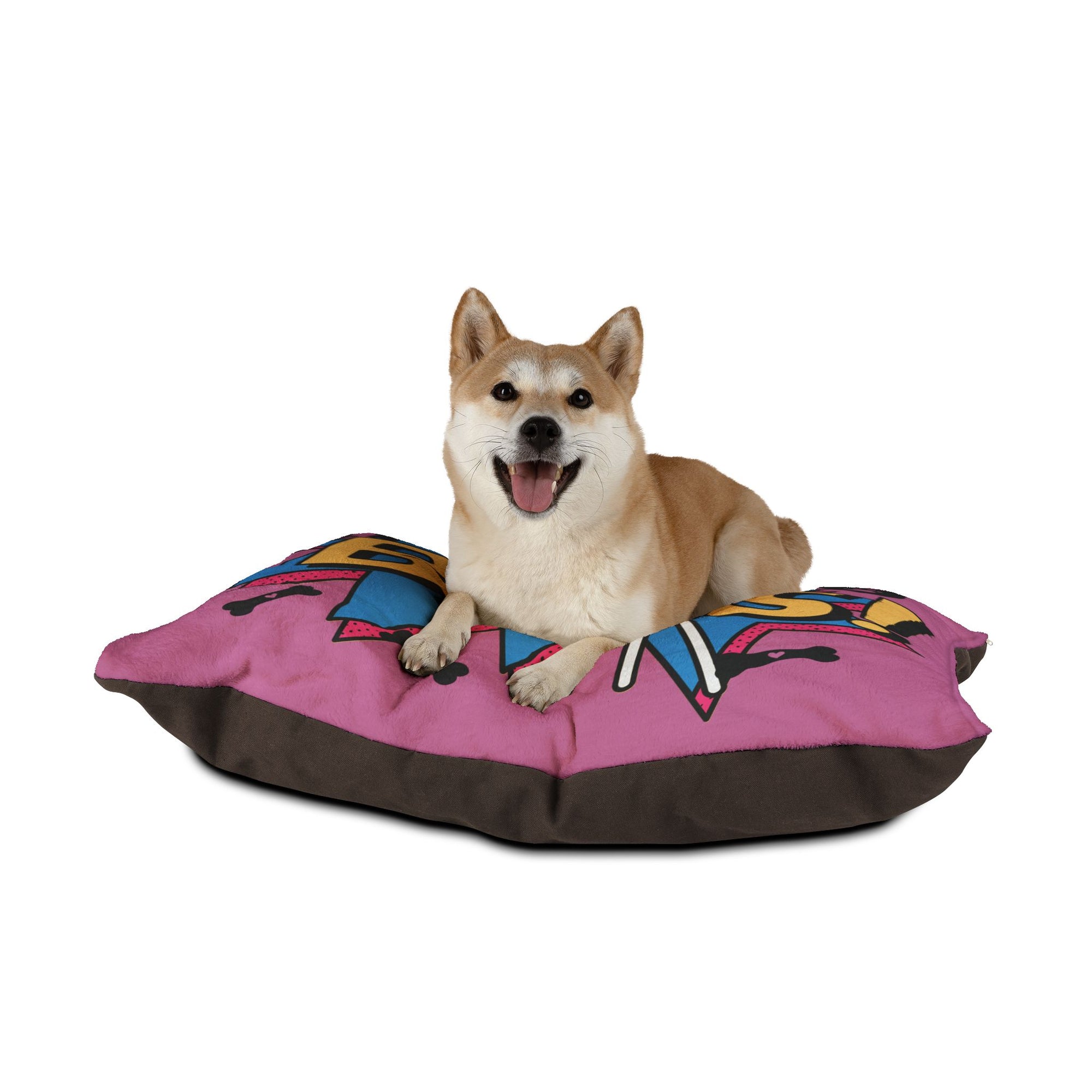 Boss Pet Bed (Pink) - Fun and Cozy Space for Your Furry Leader