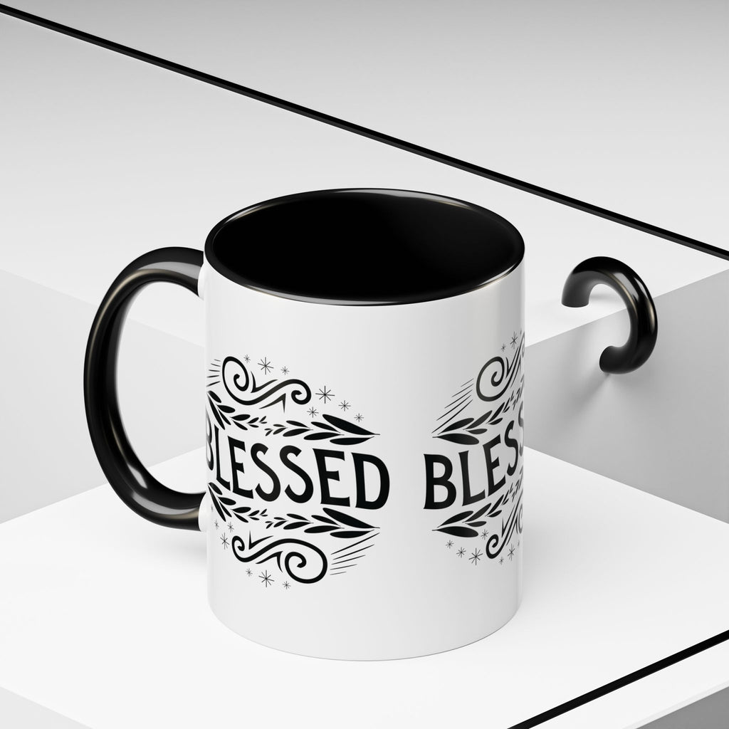 Blessed Accent Coffee Mug - Inspirational Design