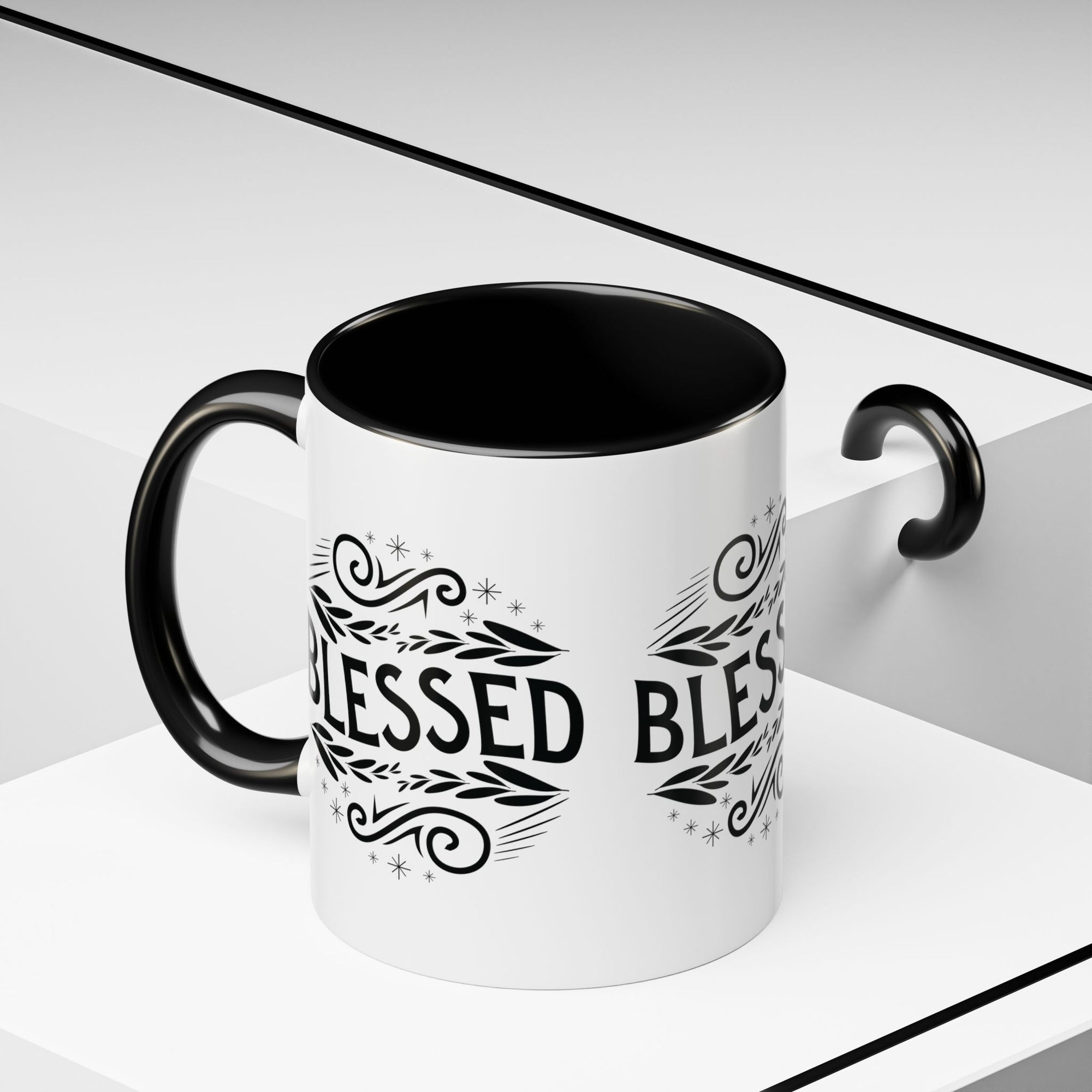 Blessed Accent Coffee Mug - Inspirational Design