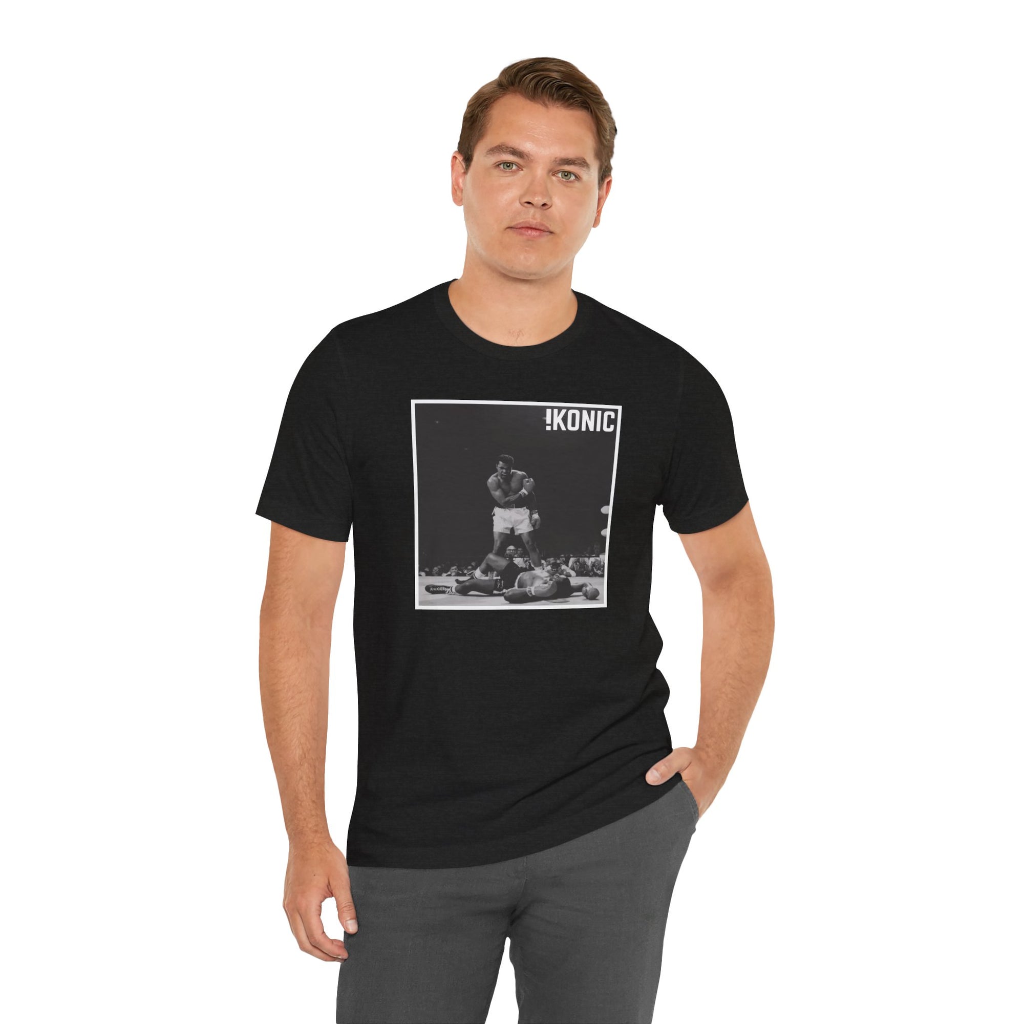 IKONIC Unisex Jersey Tee - Casual Graphic Top for Sports Fans, Everyday Wear, Gift for Him/Her, Street Style Fashion, The Boxer